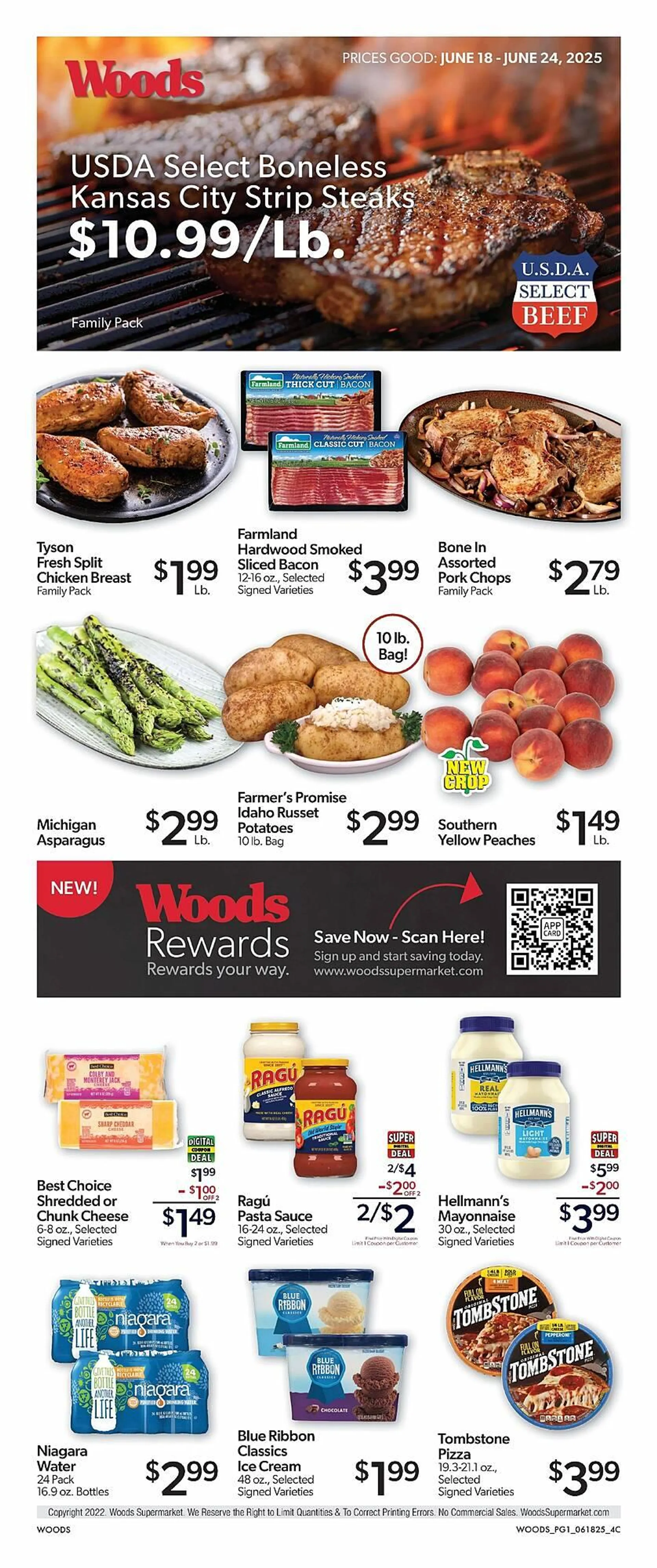 Woods Supermarket Weekly Ad - 1