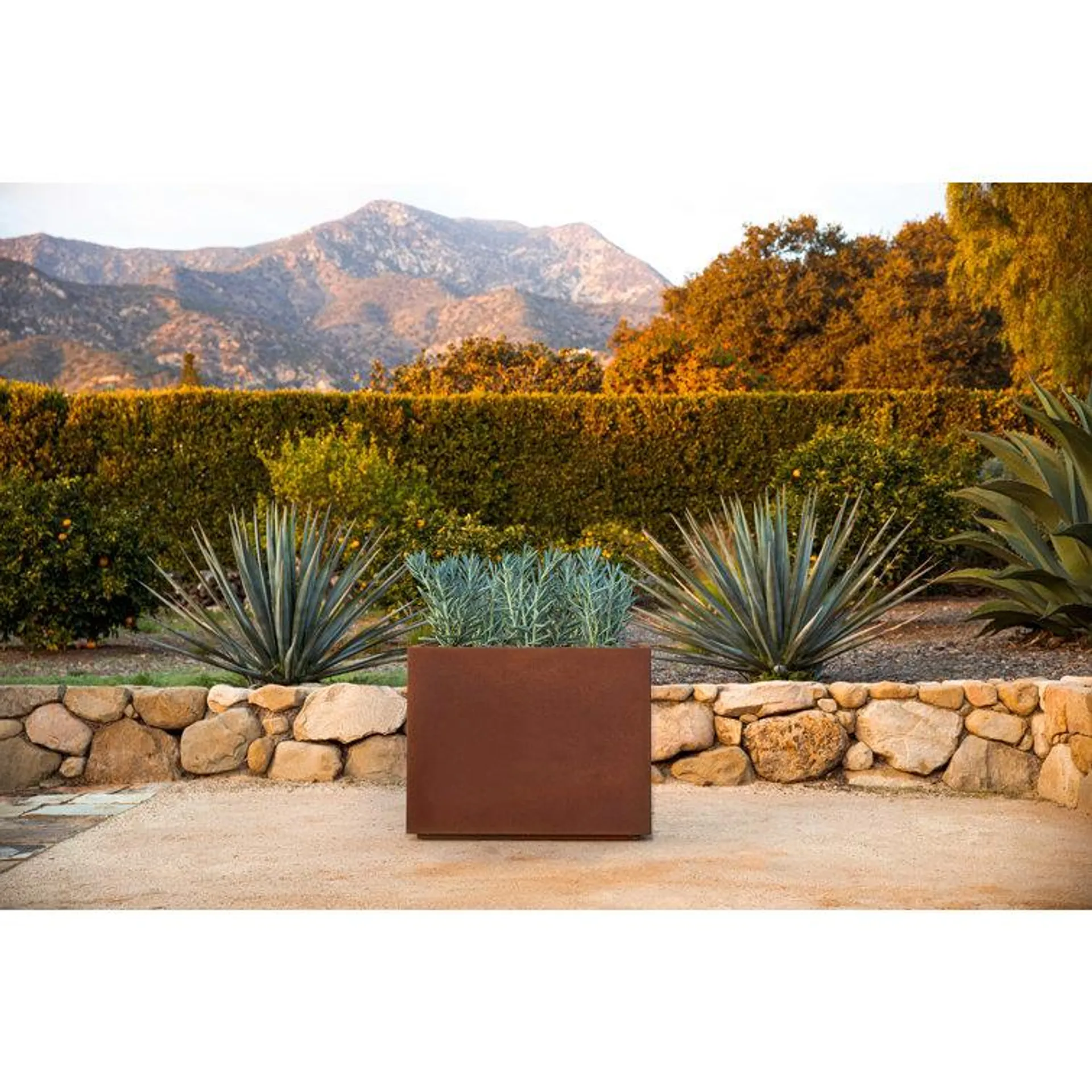 Corten Steel Series Span Planter