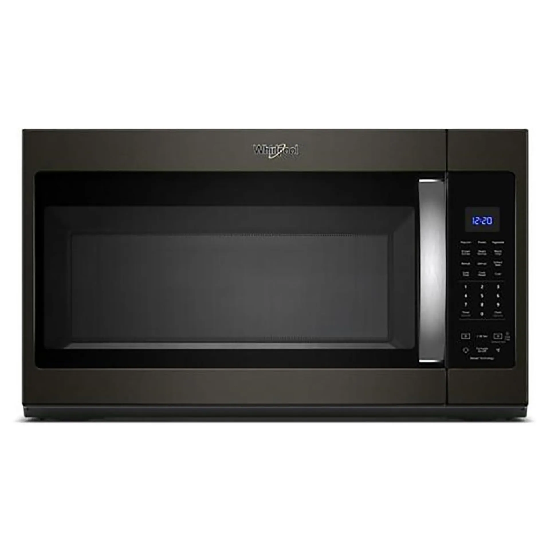 Whirlpool® 1.9 cu.ft. Fingerprint Resistant Black Stainless Steel Over-the-Range Microwave