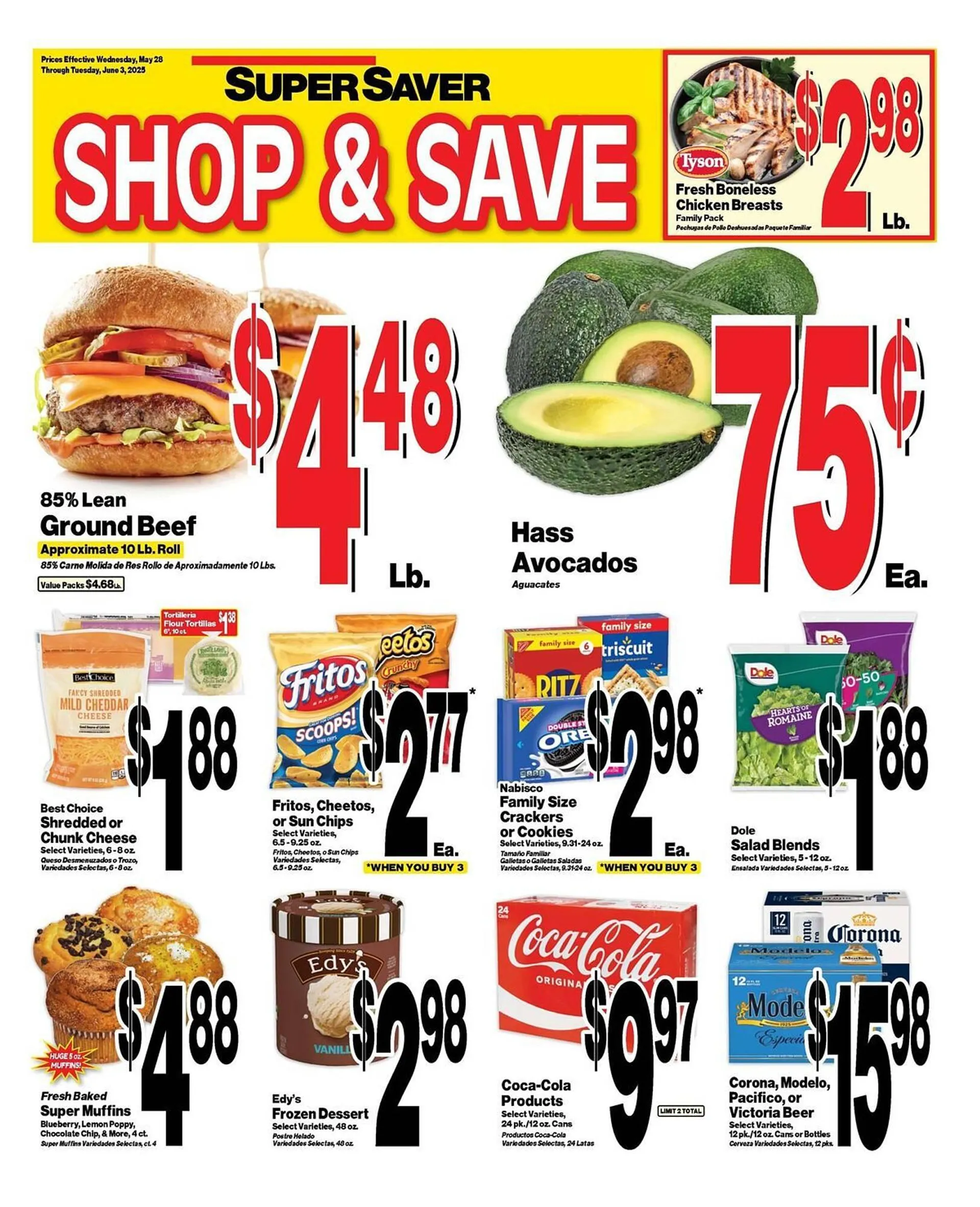 Weekly ad Super Saver Weekly Ad from May 28 to June 3 2025 - Page 1