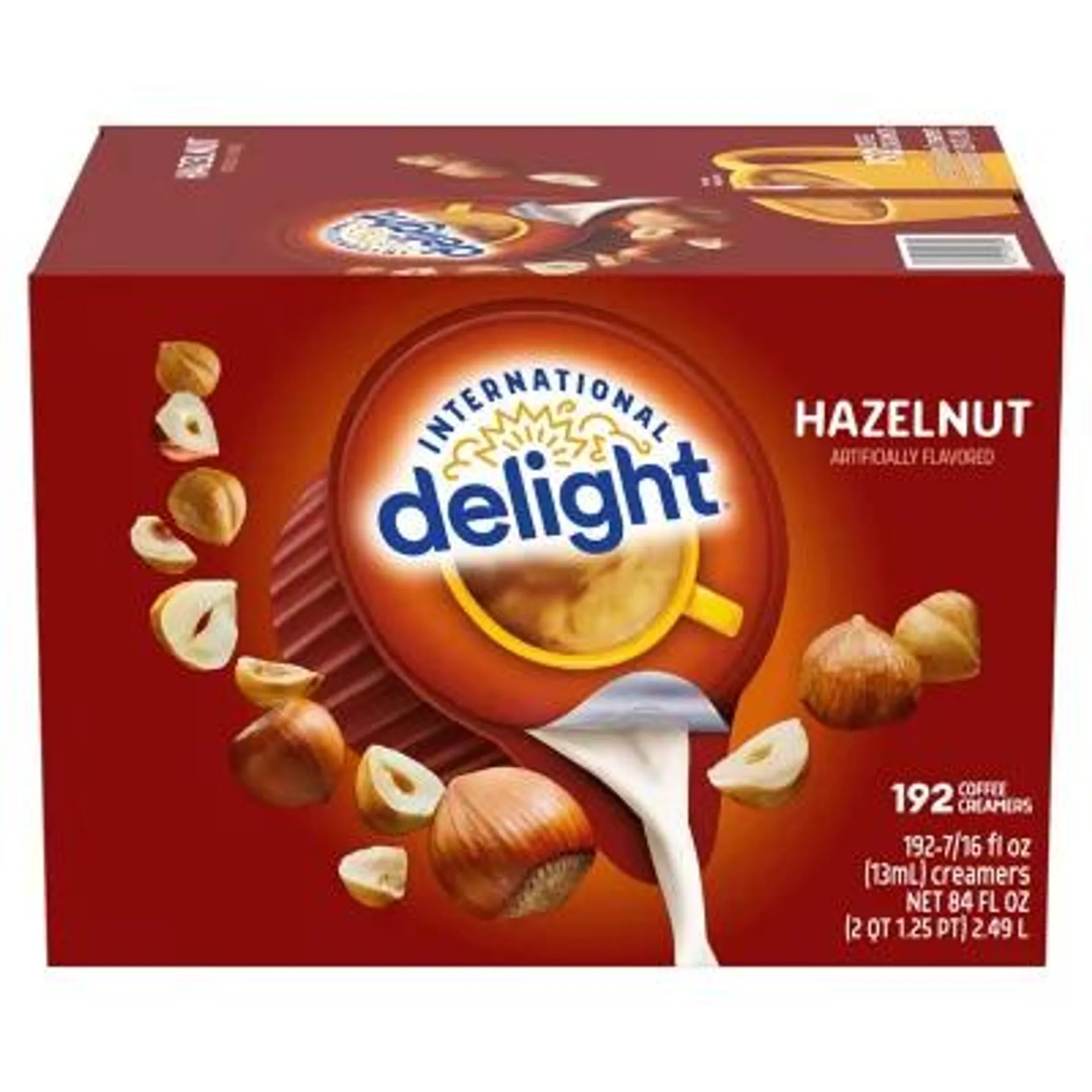 International Delight Hazelnut Coffee Creamer Singles, 192 ct.