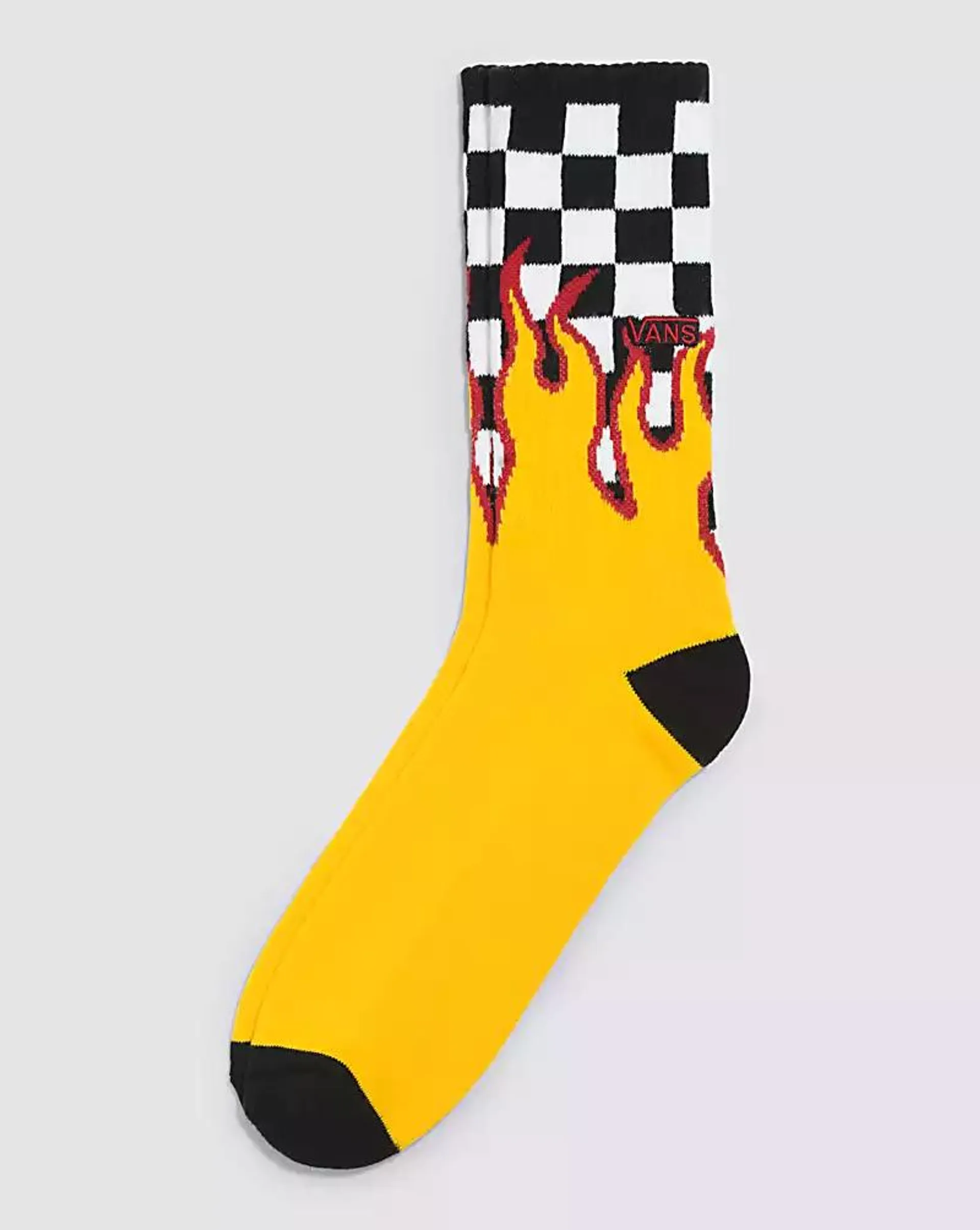 Flame Check Crew Sock