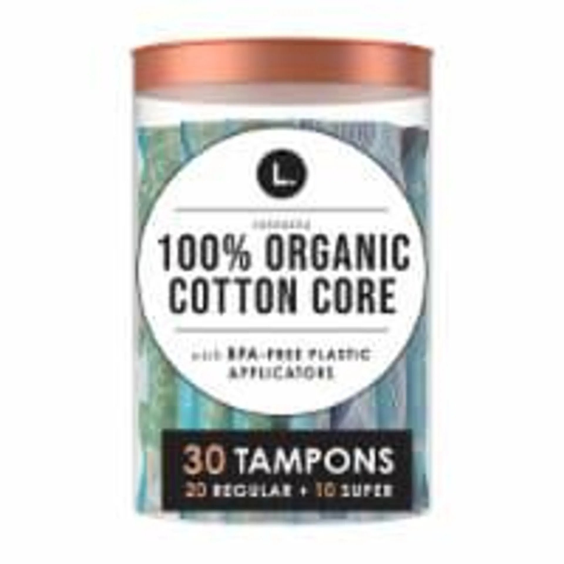 L. Organic Cotton Multipack Tampons Regular + Super Absorbency