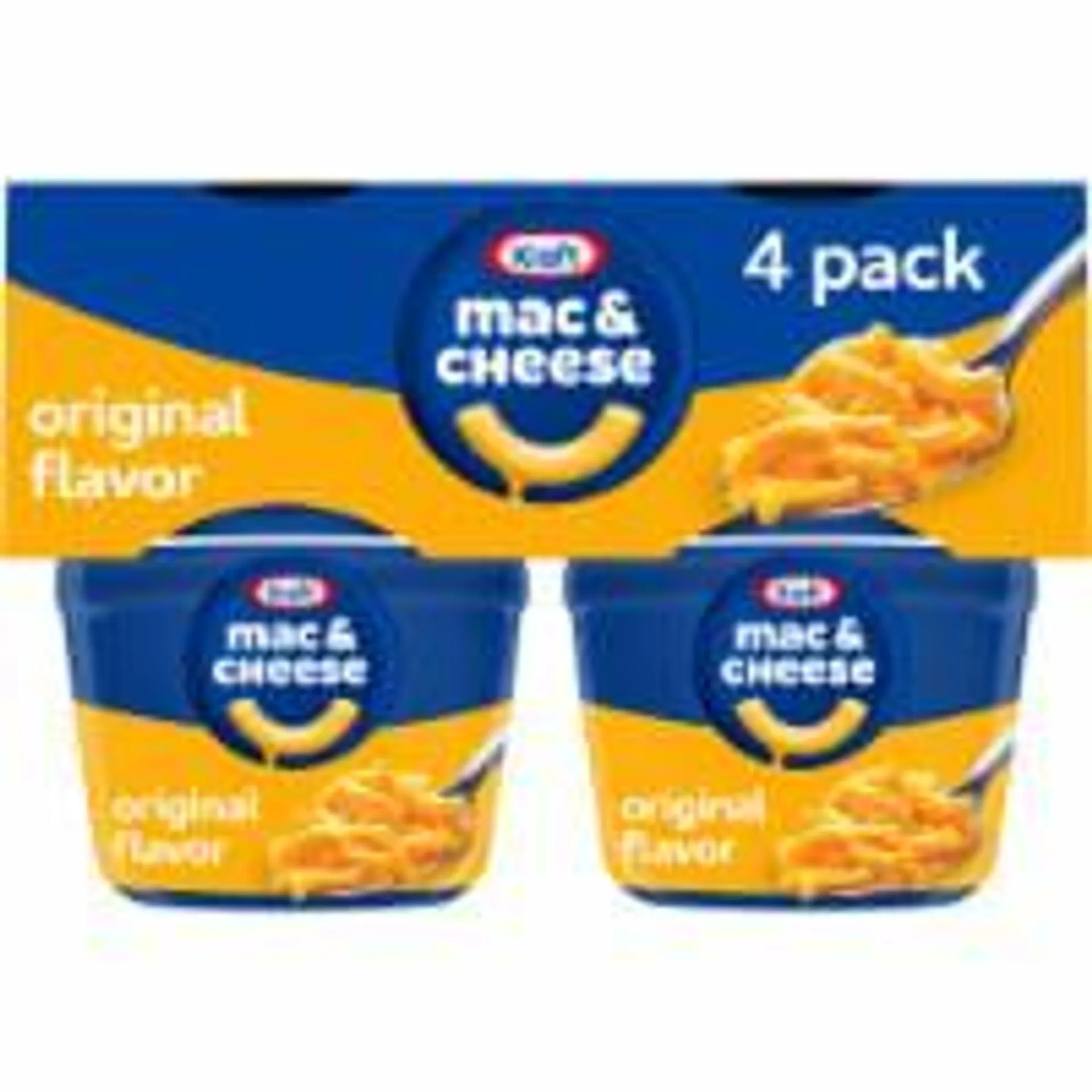 Kraft Original Mac N Cheese Macaroni and Cheese Cups Easy Microwavable Dinner