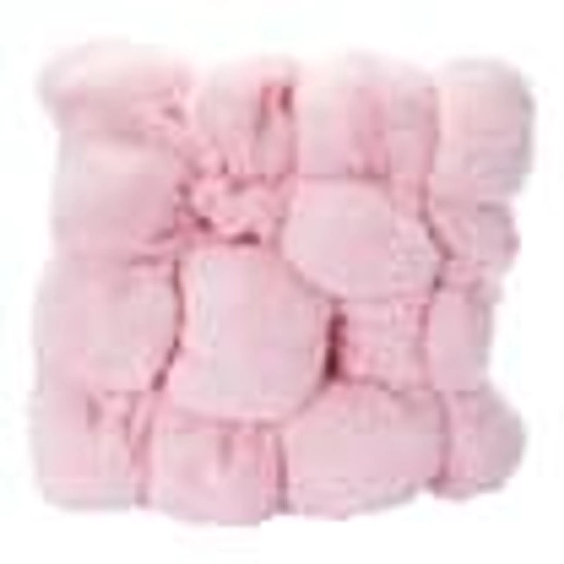 Marshmallow Sherpa Throw Pillow 16in x 16in