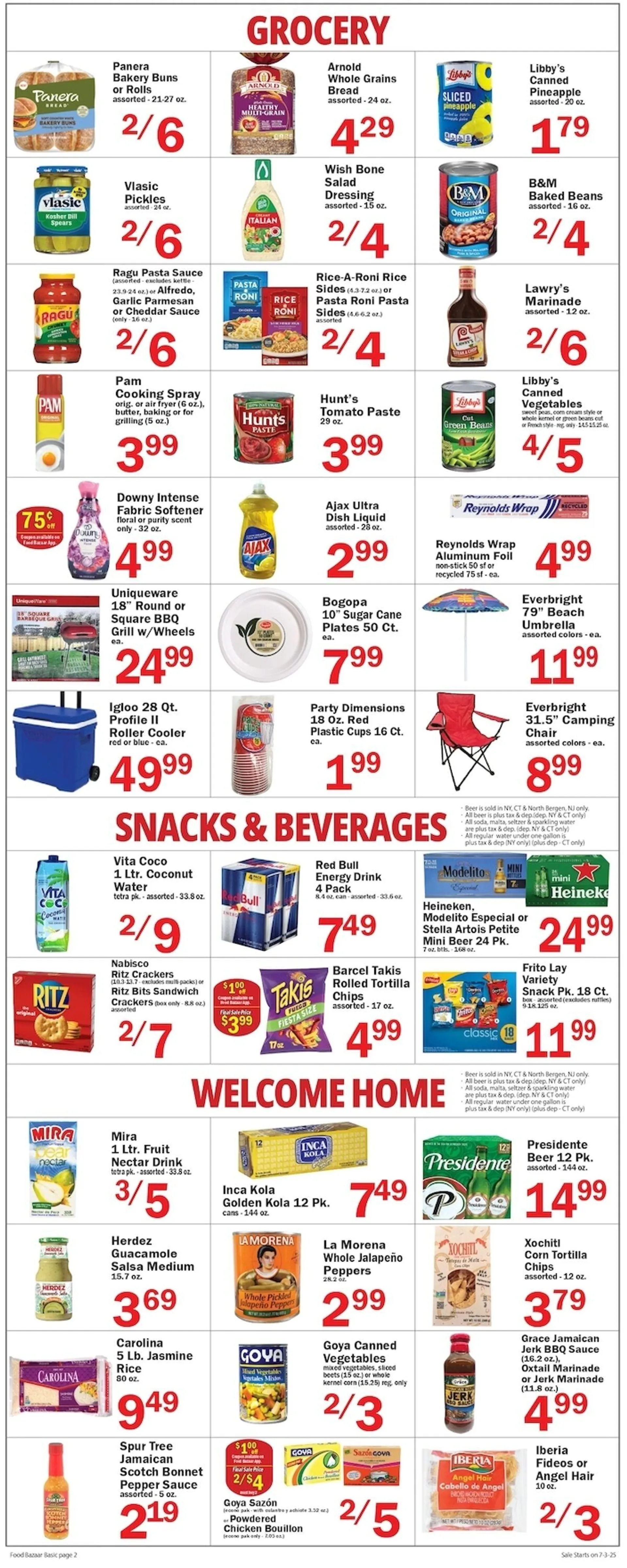 Weekly ad Food Bazaar Current weekly ad from July 3 to July 11 2025 - Page 2