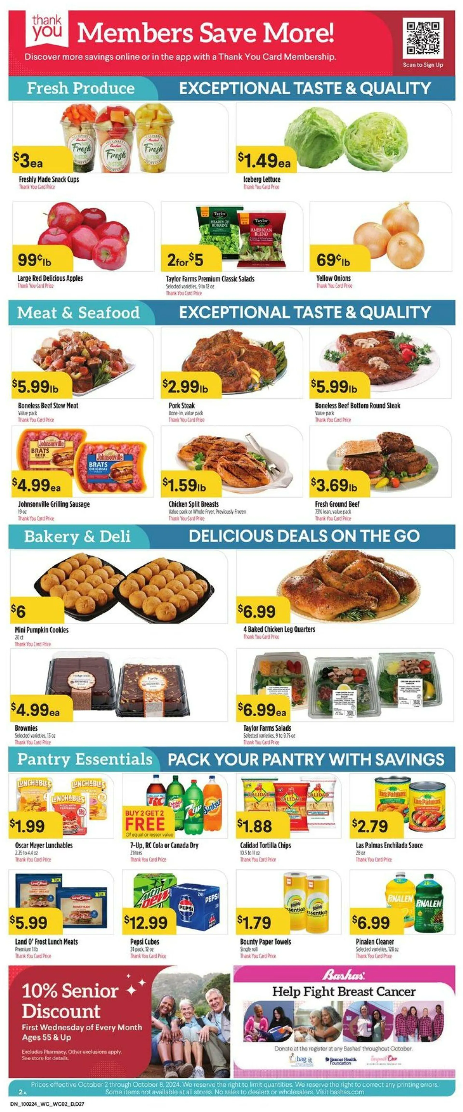 Weekly ad Bashas Current weekly ad from October 2 to October 8 2024 - Page 2