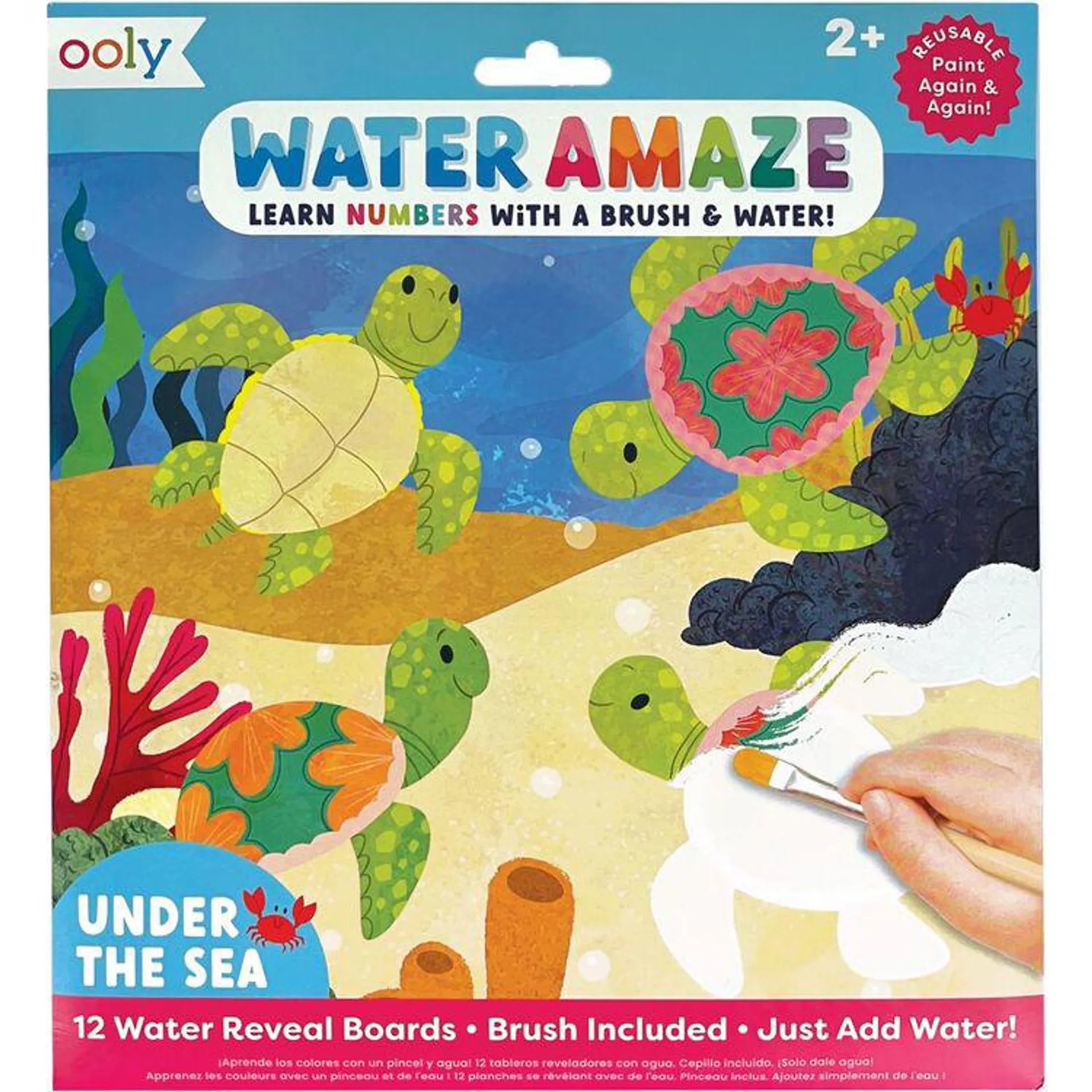 Water Amaze Water Reveal Boards - Under The Sea 13 Piece Set