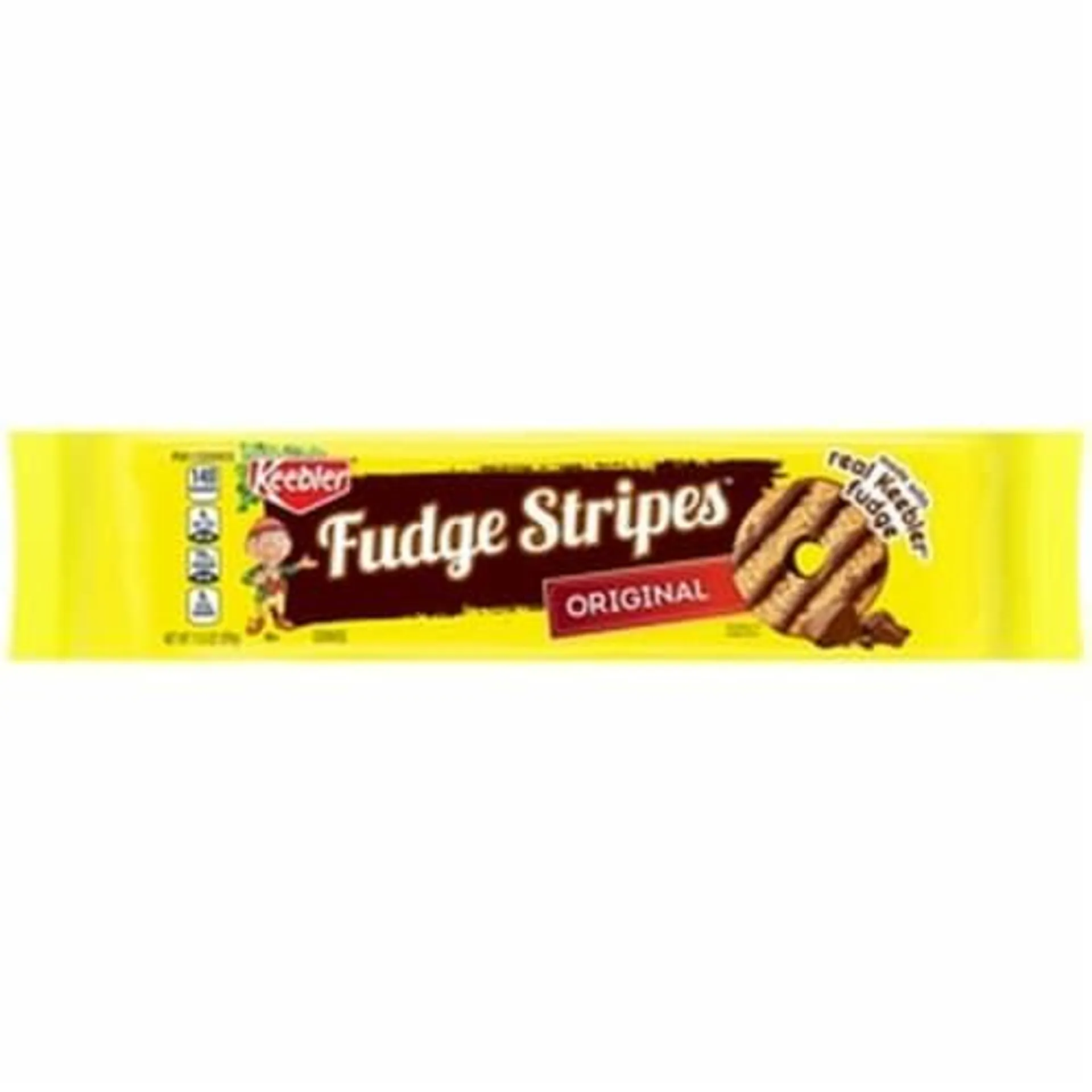 Keebler Fudge Stripes Cookies, Original (Pack of 4)