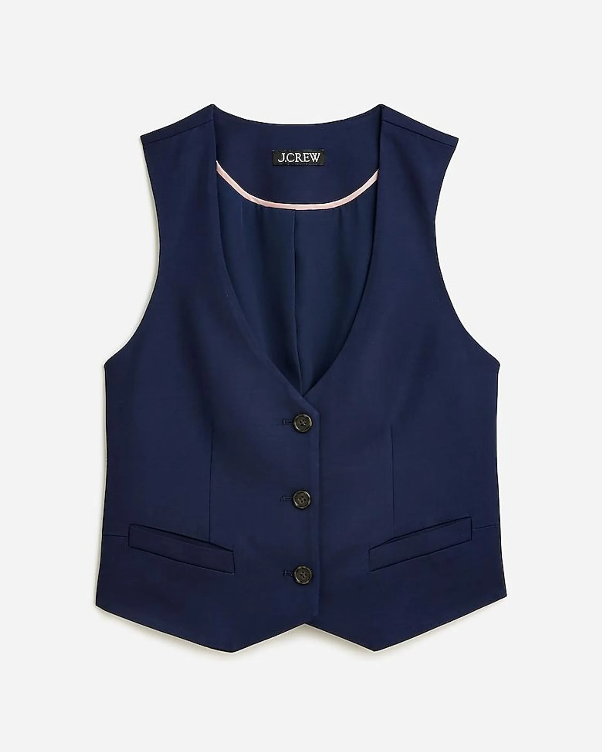 Classic-fit vest in city twill