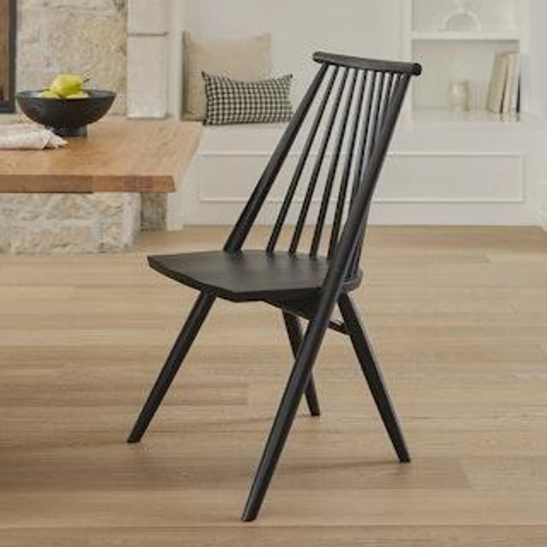 Dabo Black Dining Chair