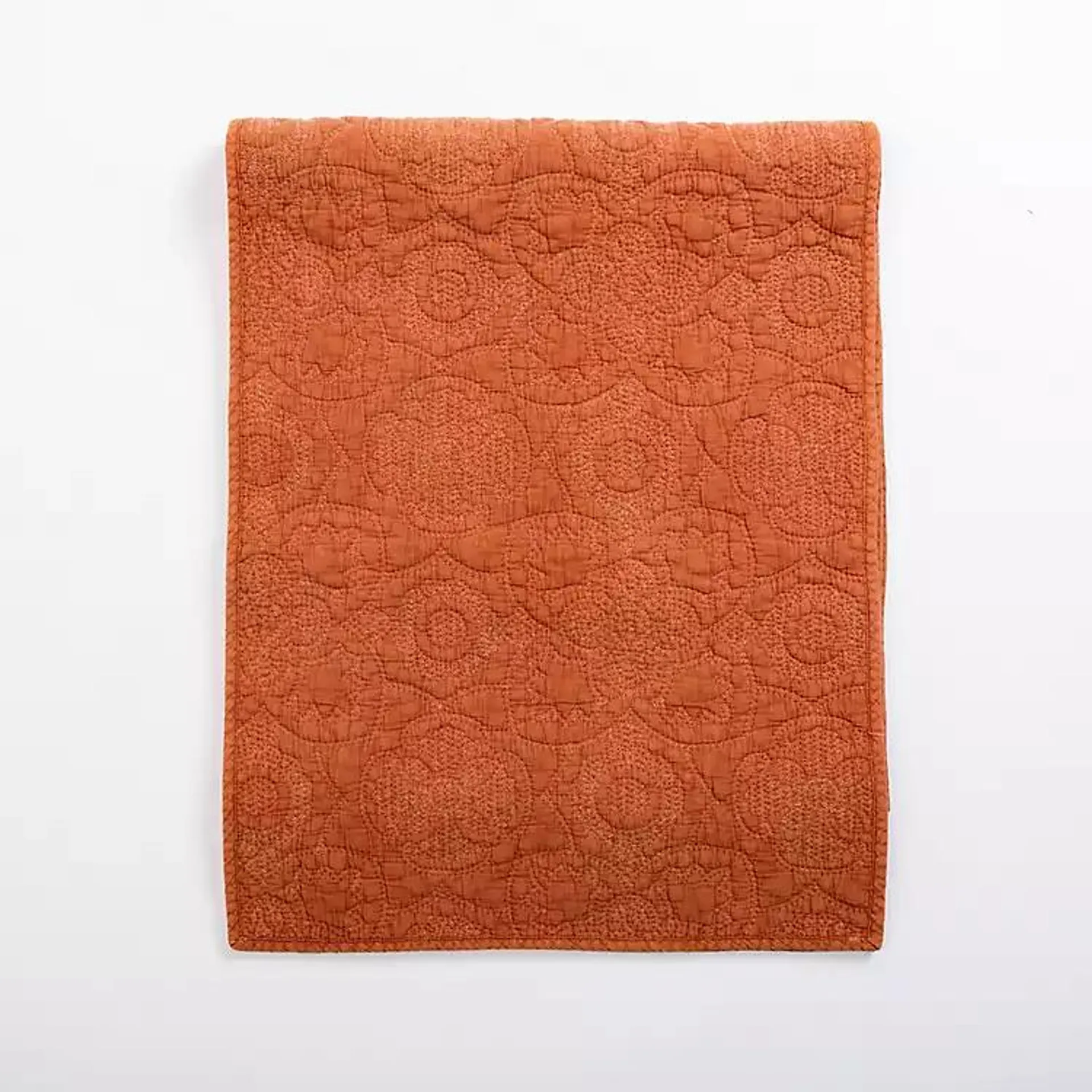 Avery Rust Quilted Table Runner, 80 in.