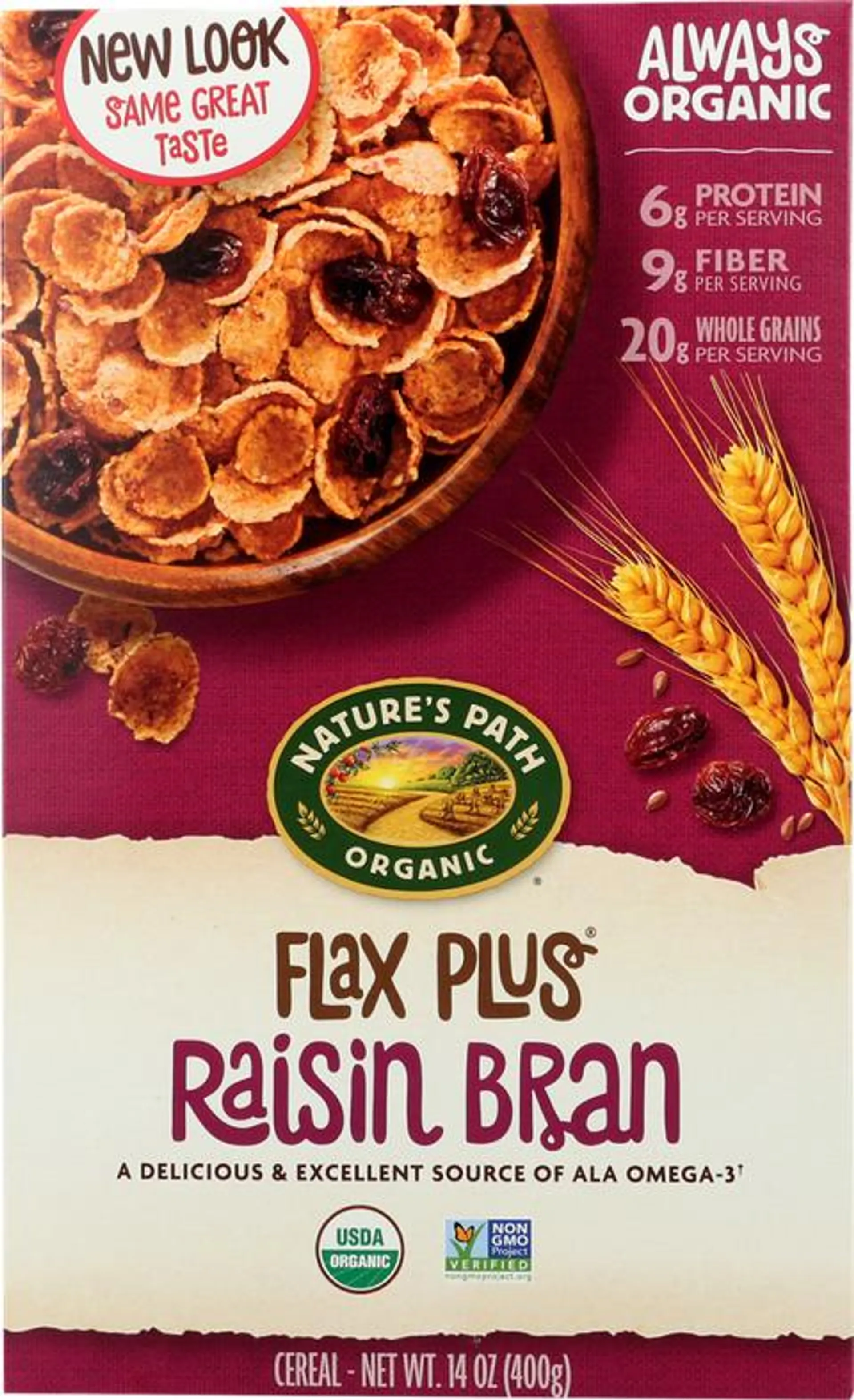 Flax Raisin Bran Cereal