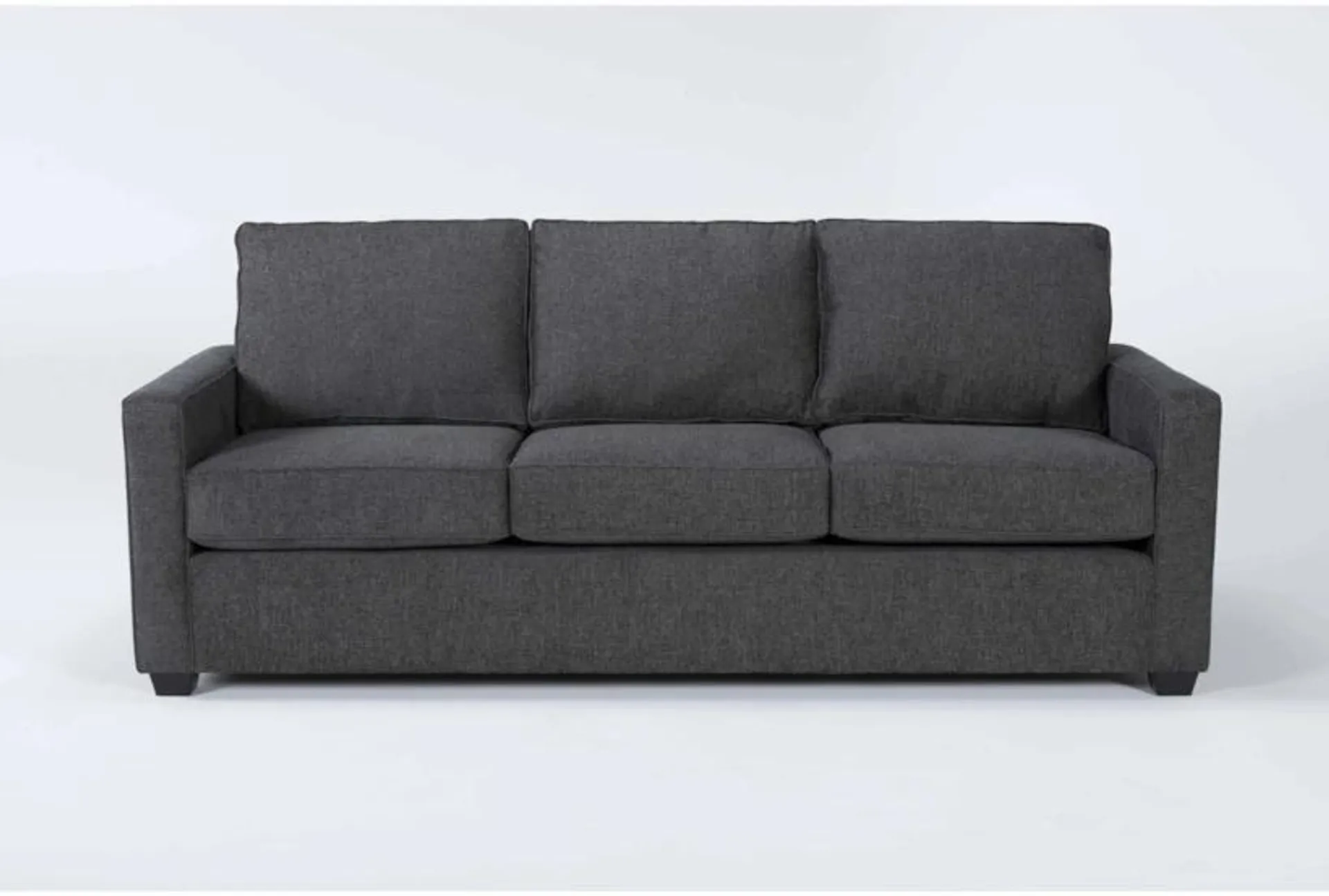 Mathers Slate Grey Fabric 91" Sofa