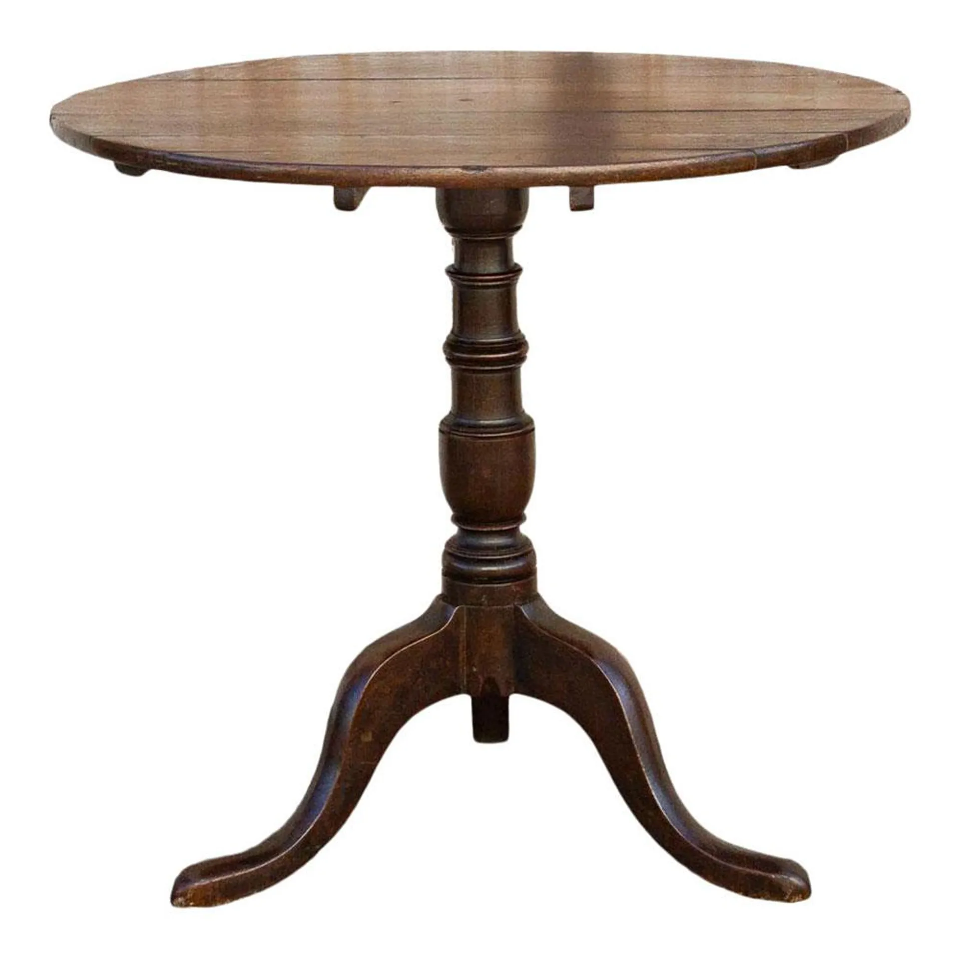 18th Century English Oak Round Table