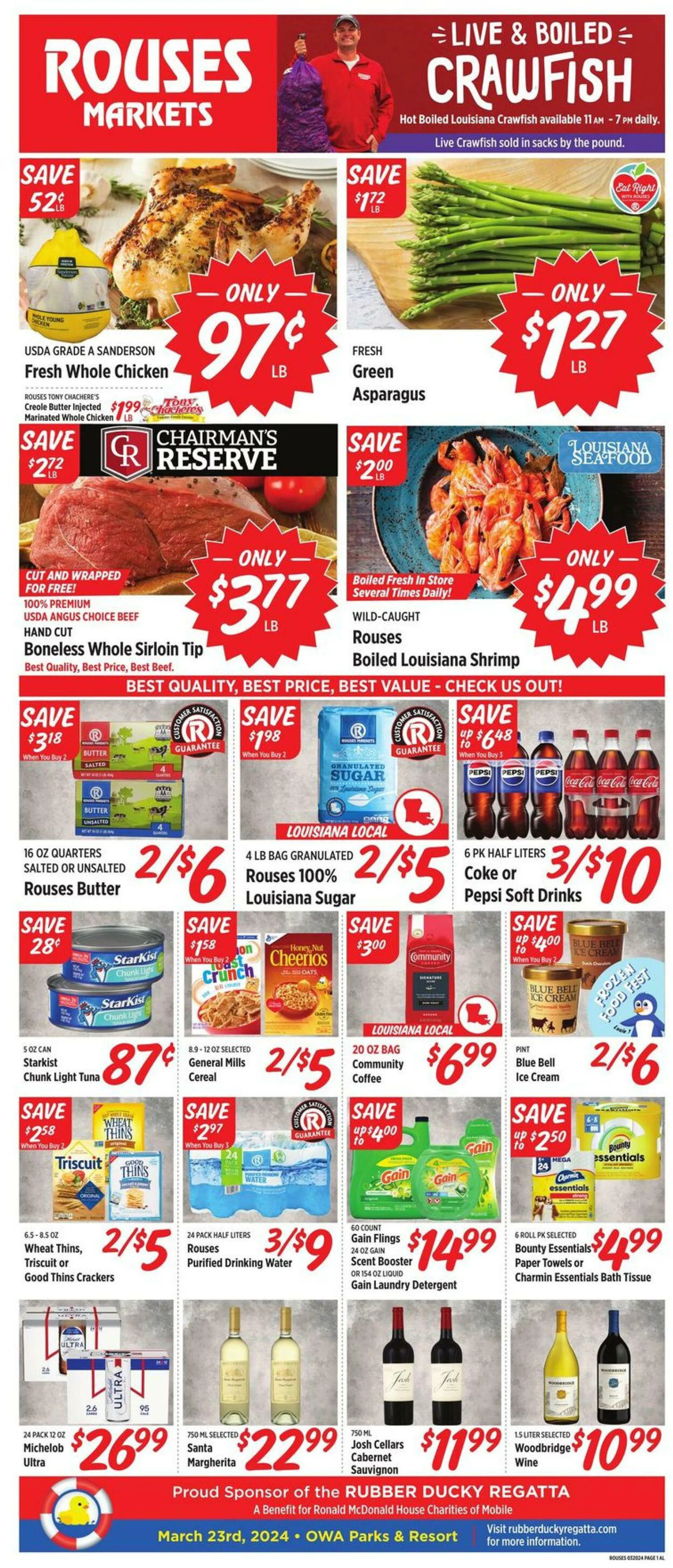 Weekly ad Rouses Current weekly ad from March 20 to March 27 2024 - Page 1