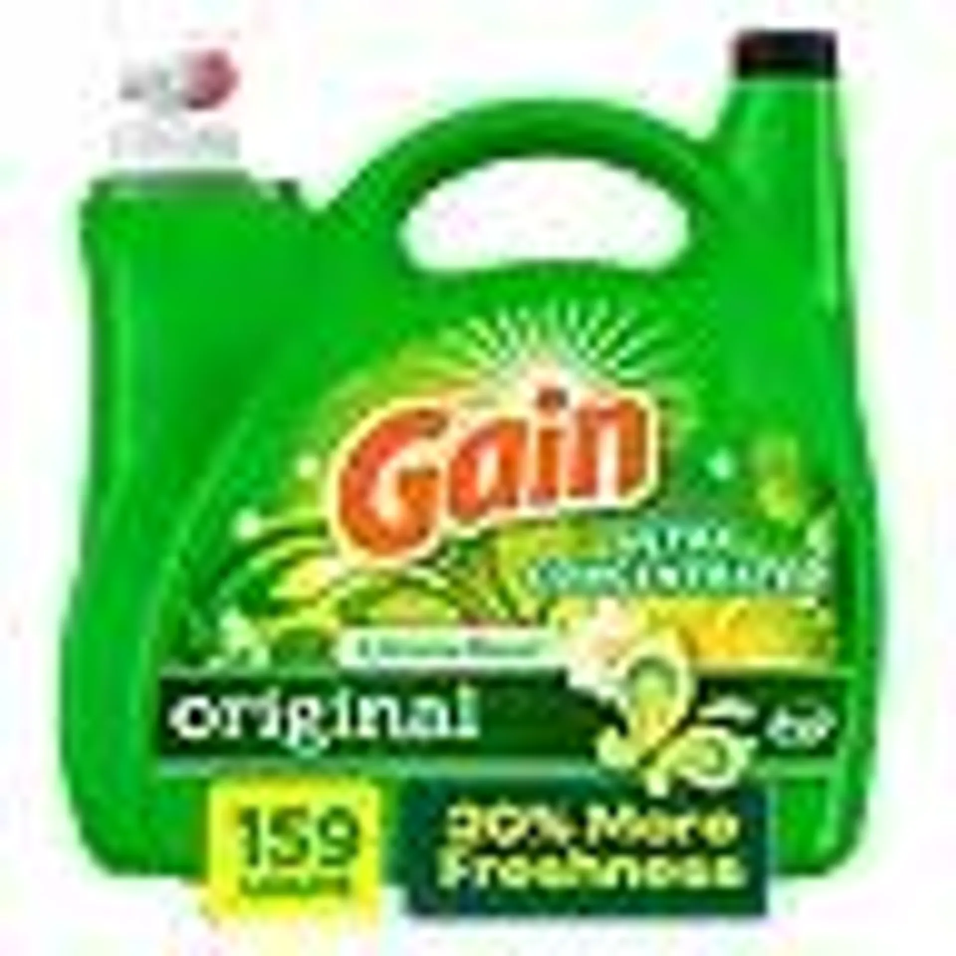 Gain Ultra Concentrated + Aroma Boost Laundry Detergent, Original Scent 208 fl. oz., 159 loads