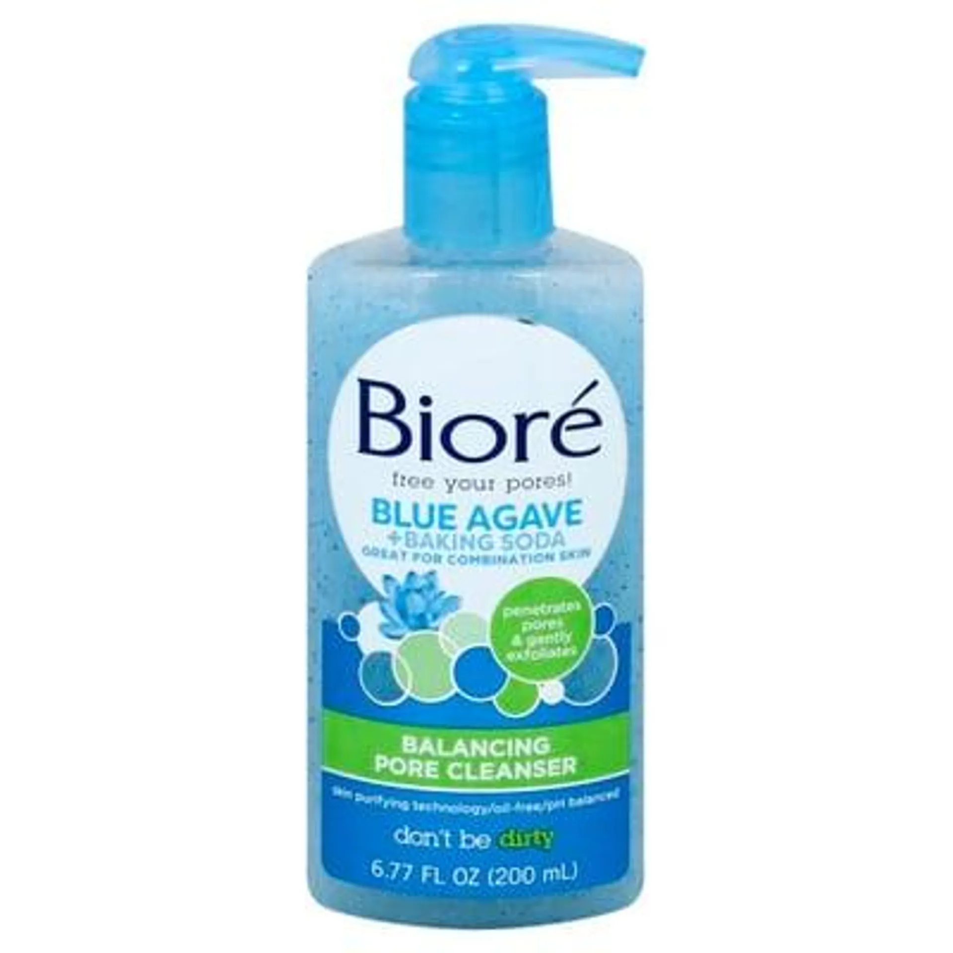 Biore, Pore Cleanser, Balancing, Blue Agave + Baking Soda