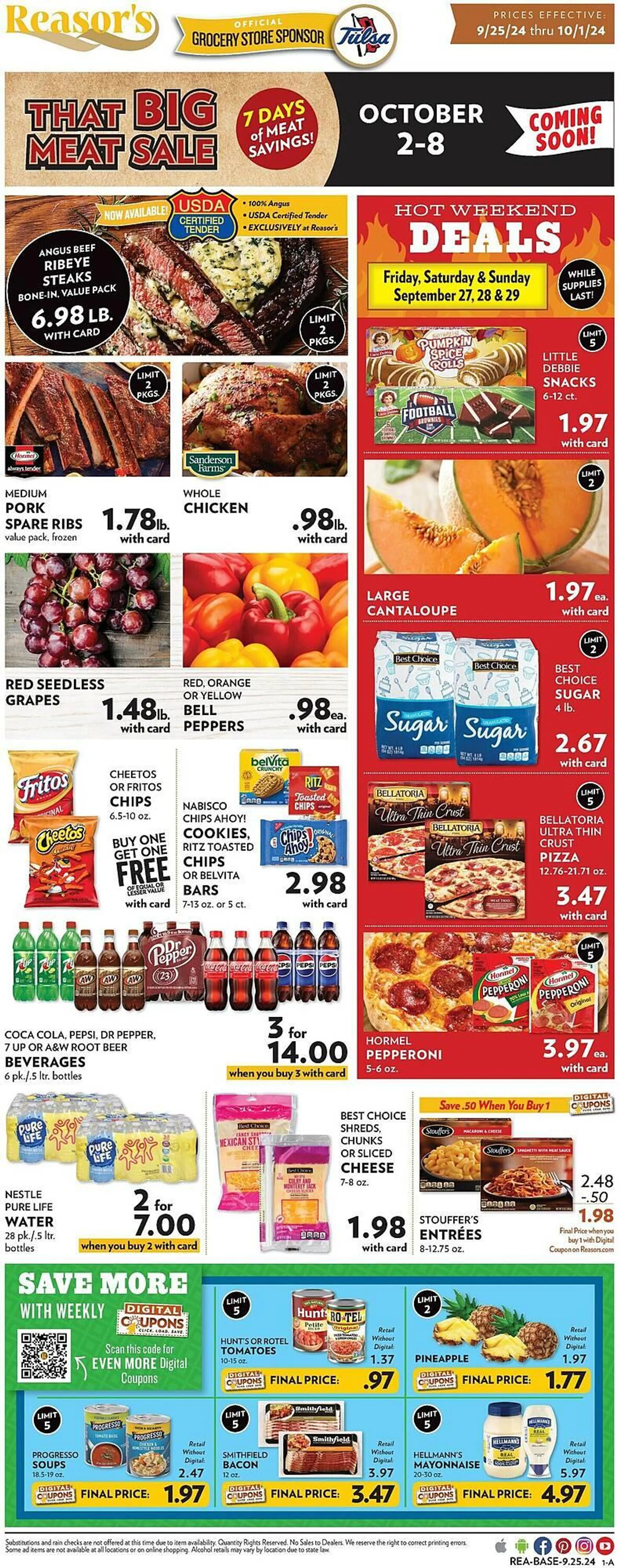 Reasors Weekly Ad - 1