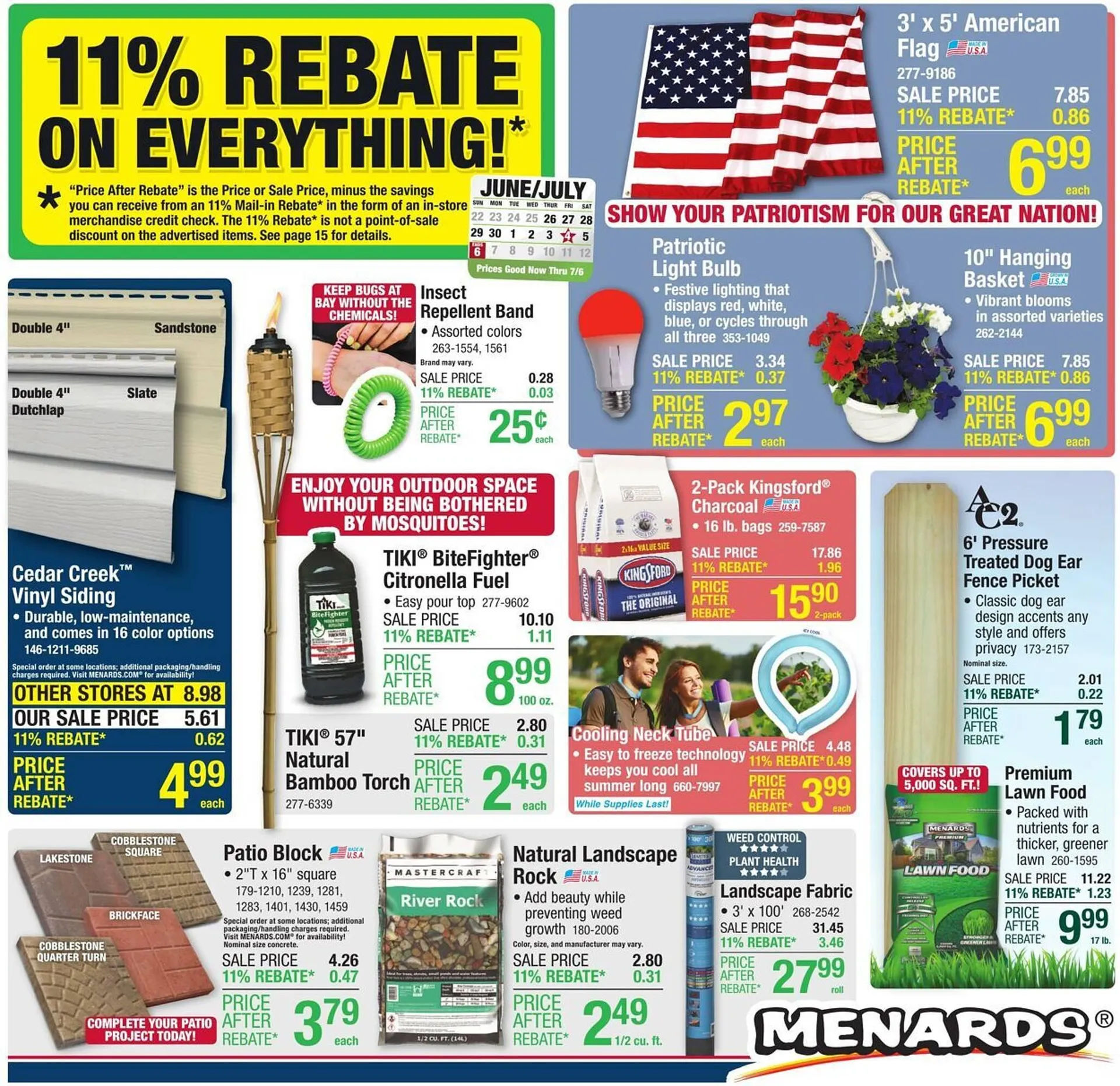 Weekly ad Menards Weekly Ad from June 25 to July 6 2025 - Page 1