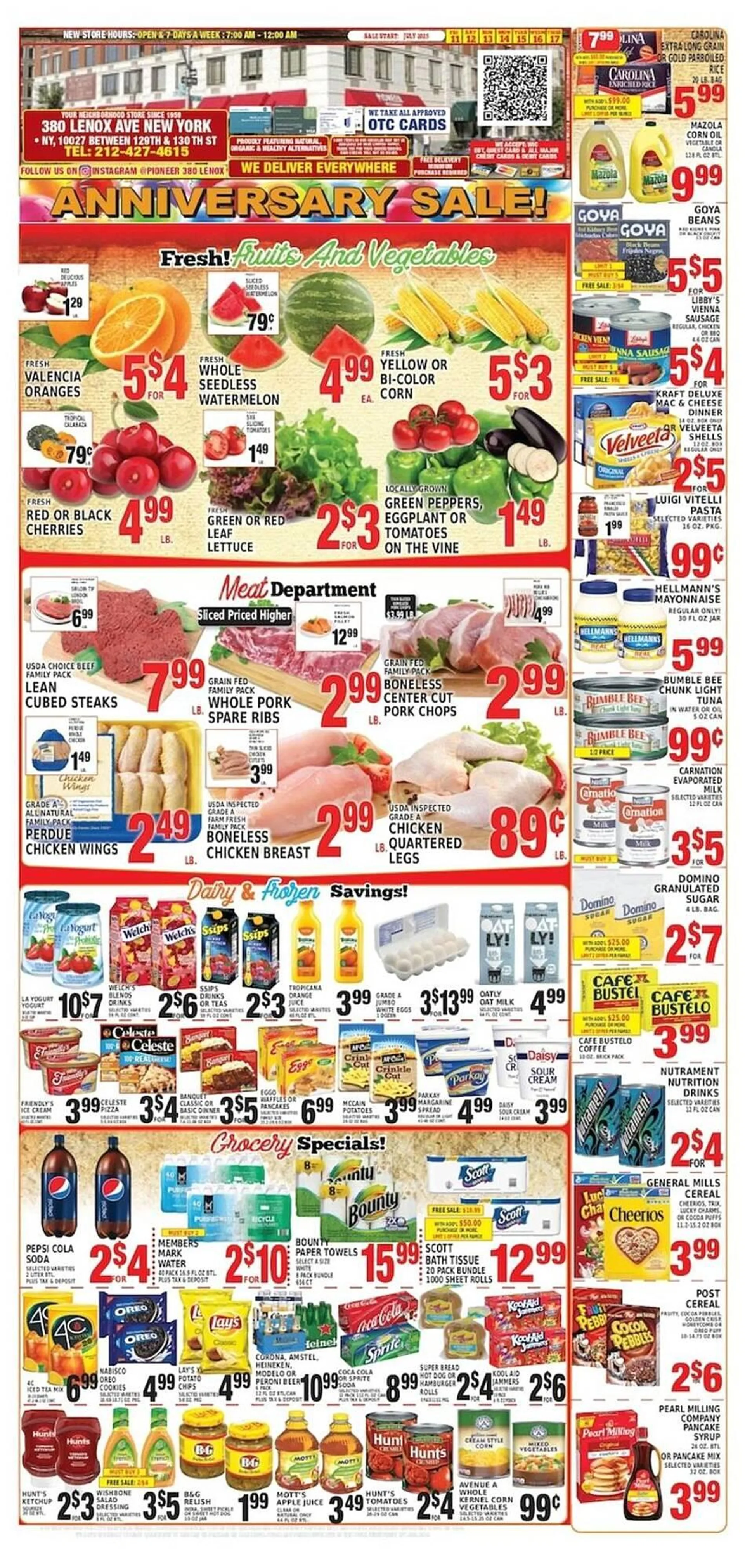 Weekly ad Pioneer Supermarkets Weekly Ad from July 11 to July 17 2025 - Page 1