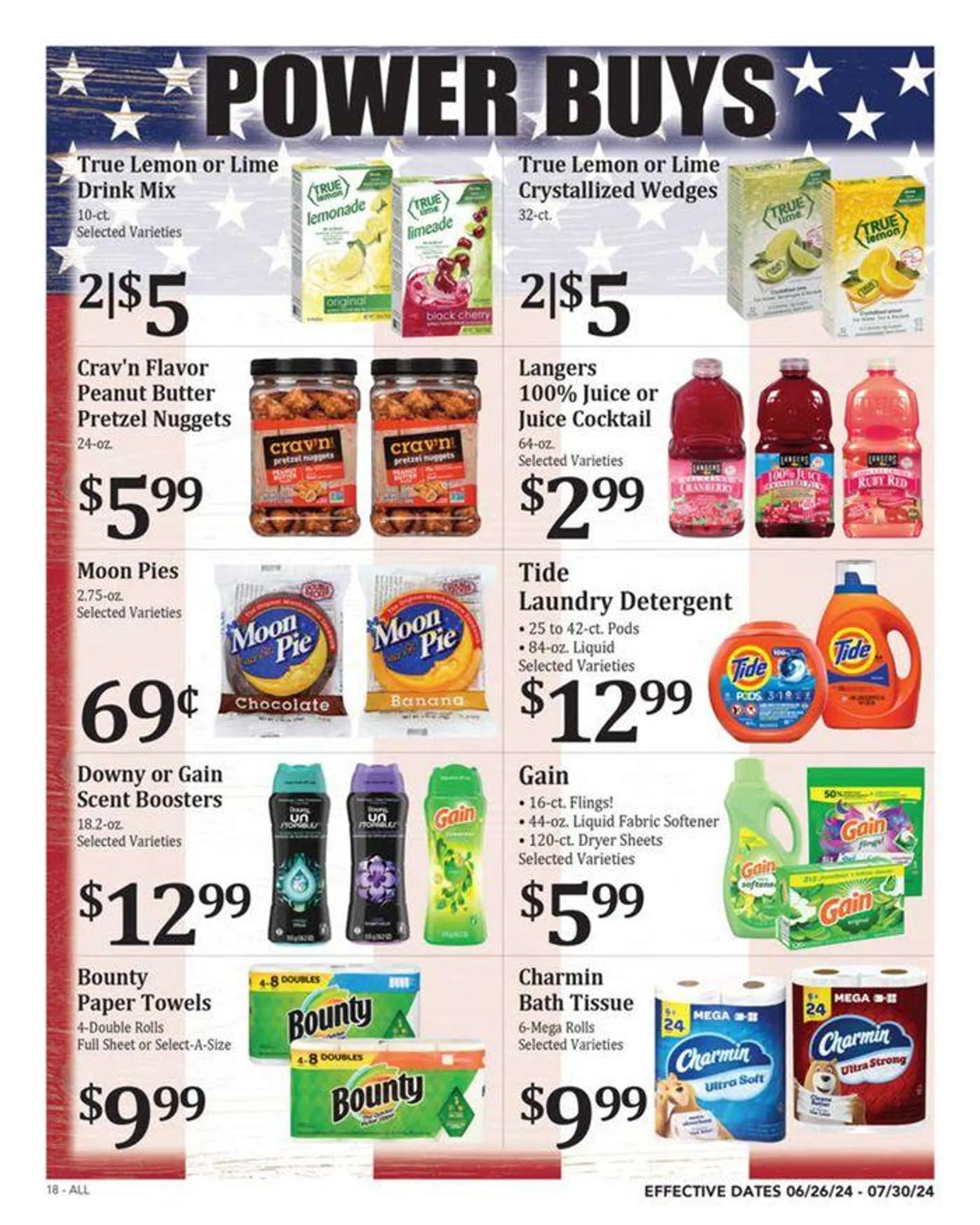 Weekly ad Rosauers Monthly Power Buys from June 26 to July 30 2024 - Page 18