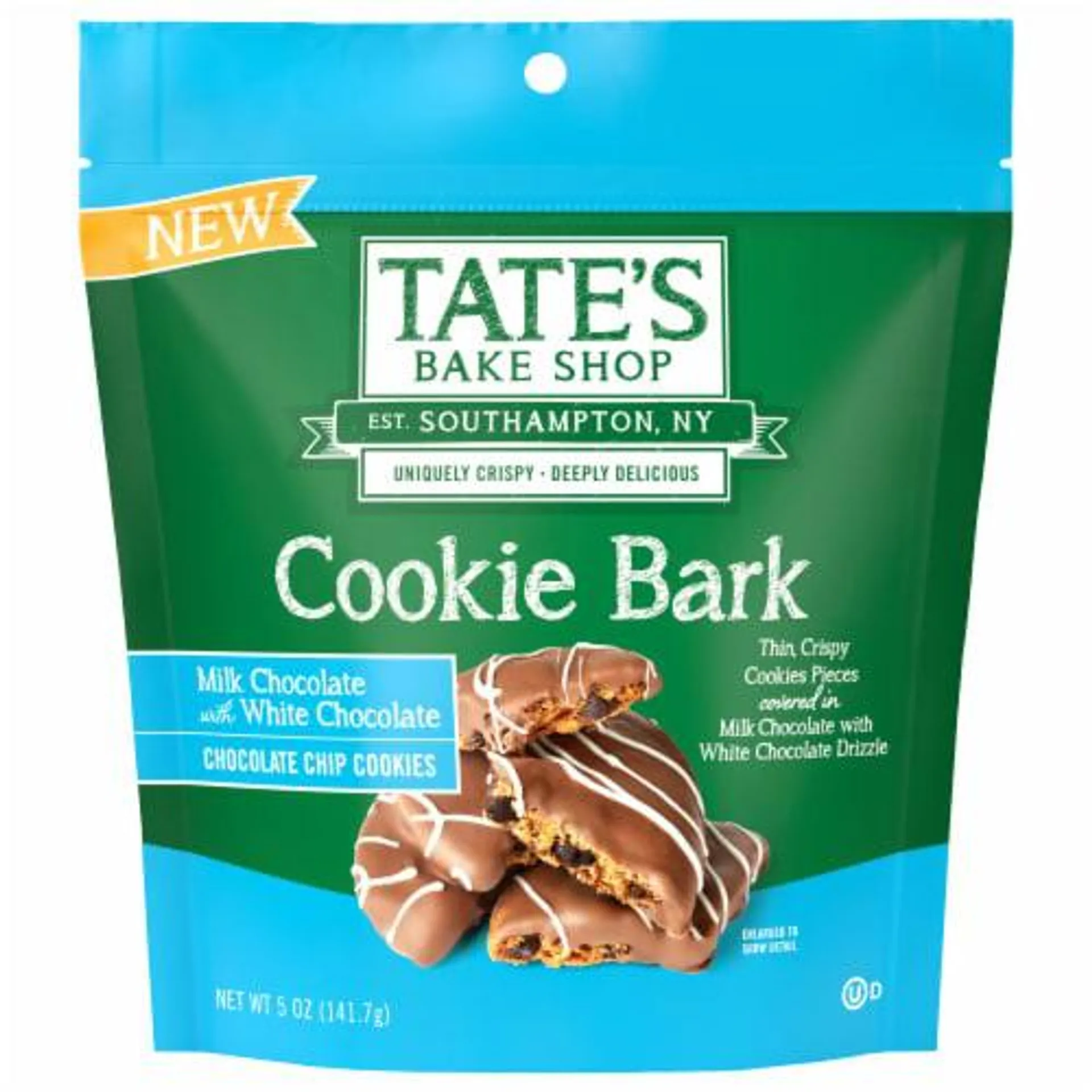 Tate's Bake Shop White Chocolate Drizzle Chocolate Chip Cookie Bark