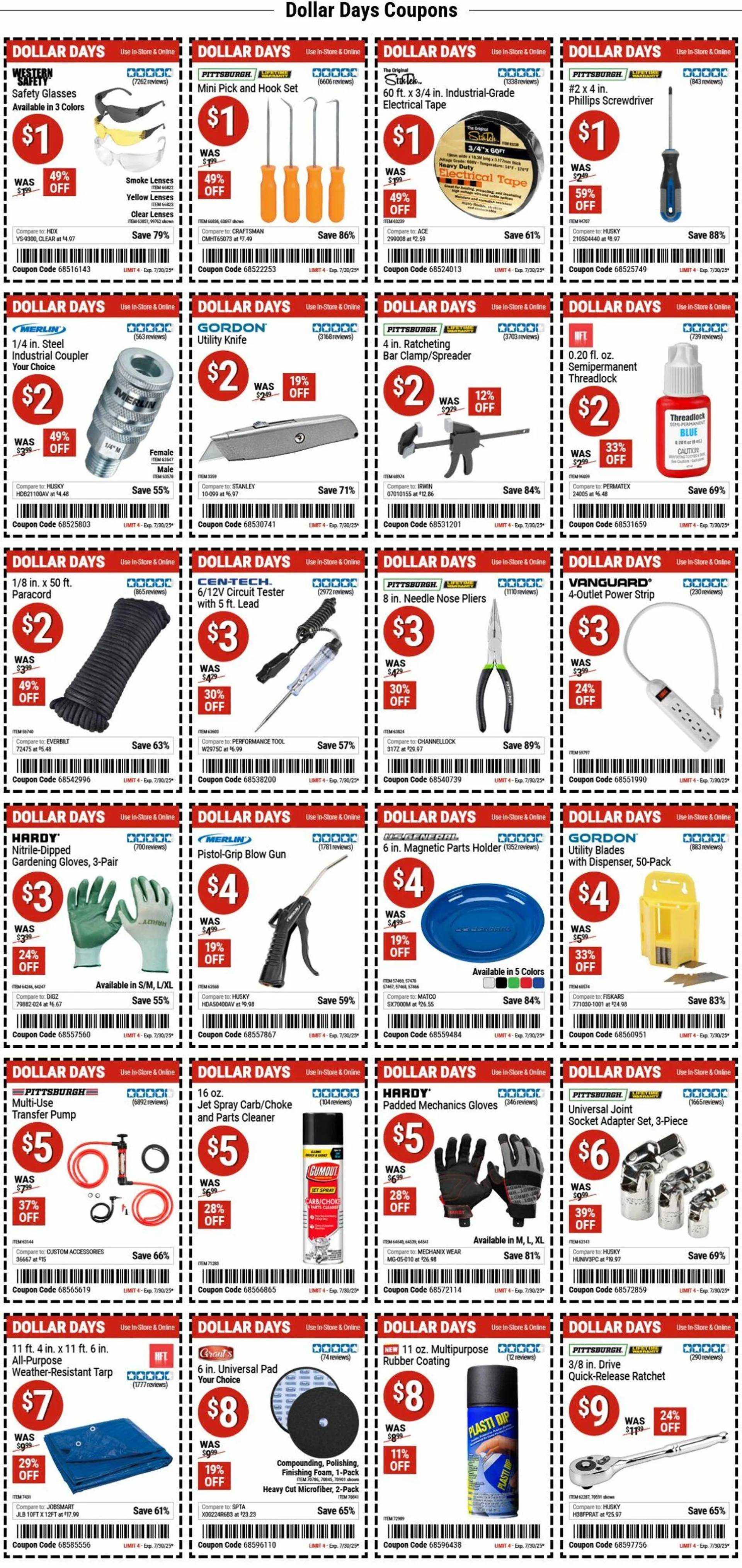 Weekly ad Harbor Freight from July 21 to July 30 2025 - Page 12