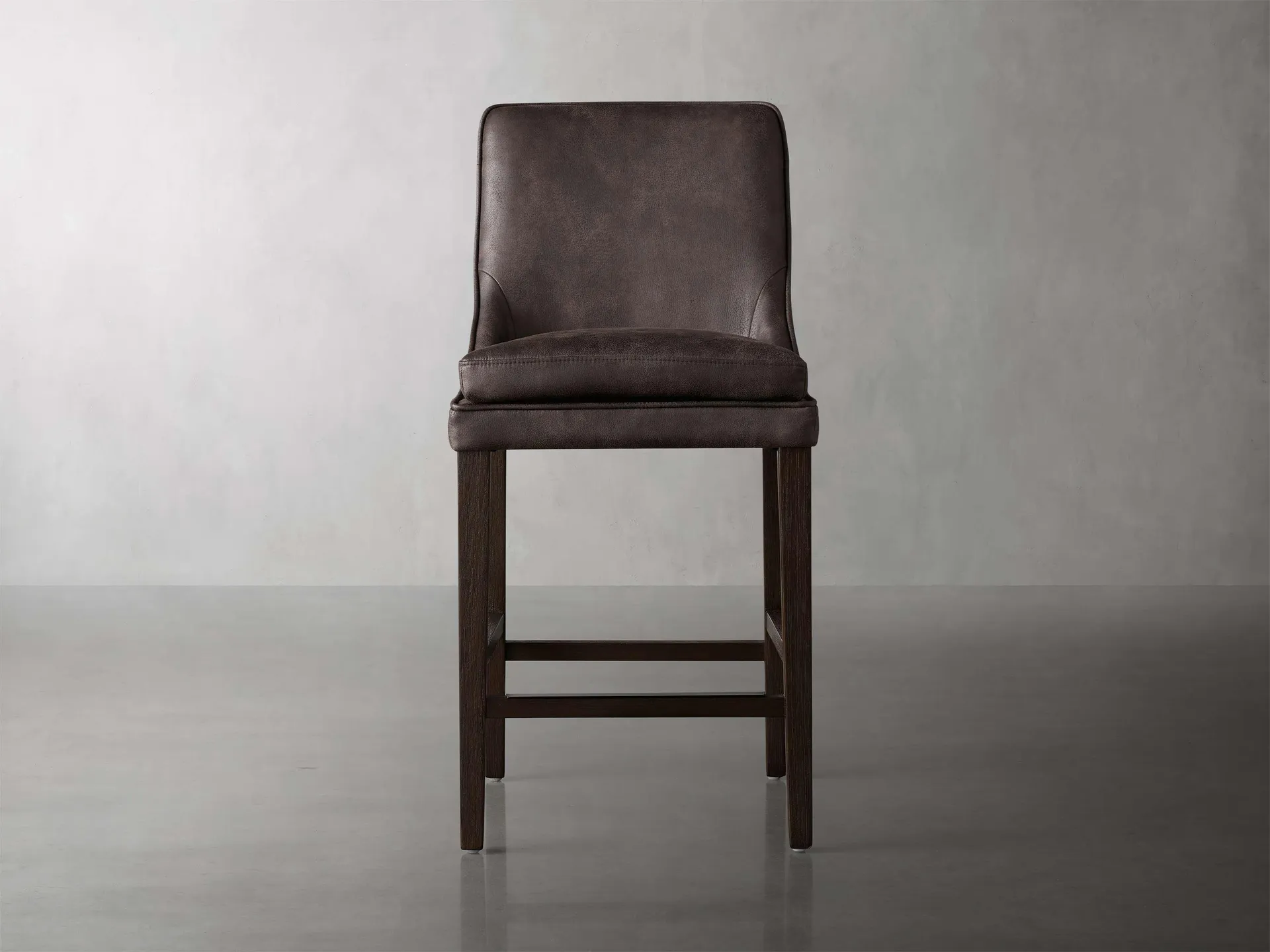 Lunden Faux Leather Stool