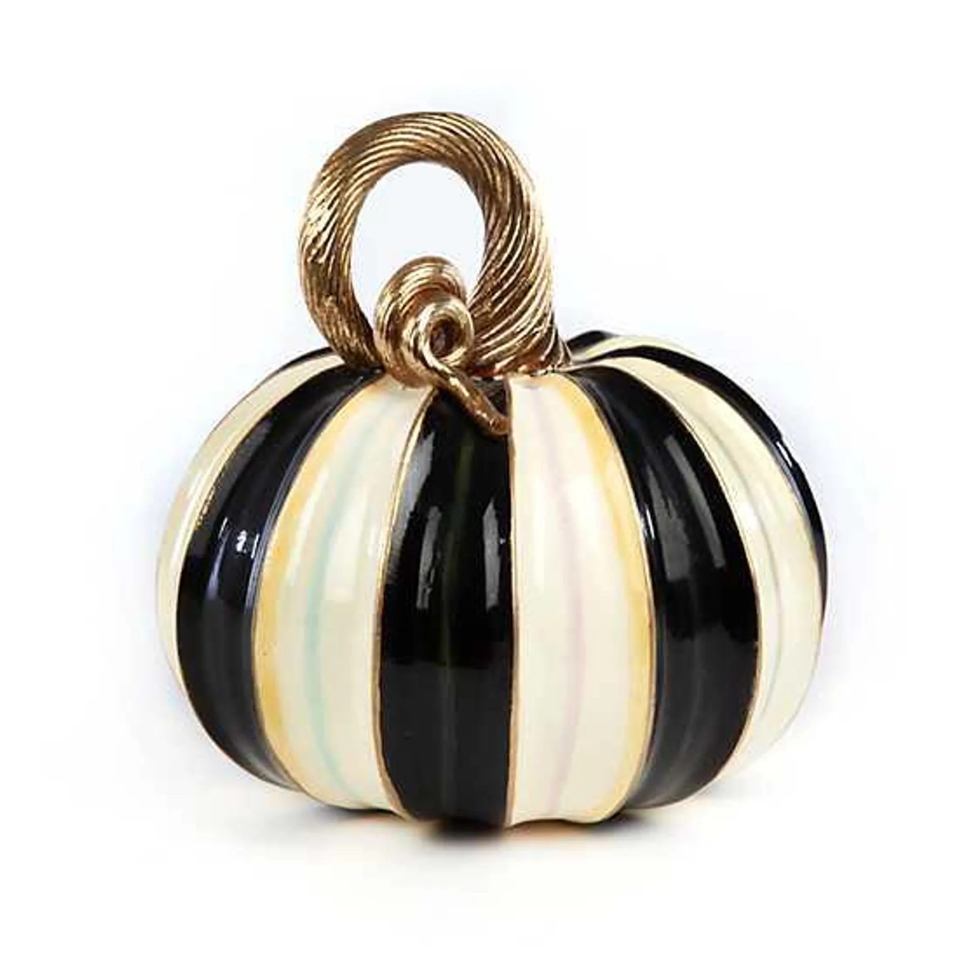 Elegant Stripe Large Pumpkin