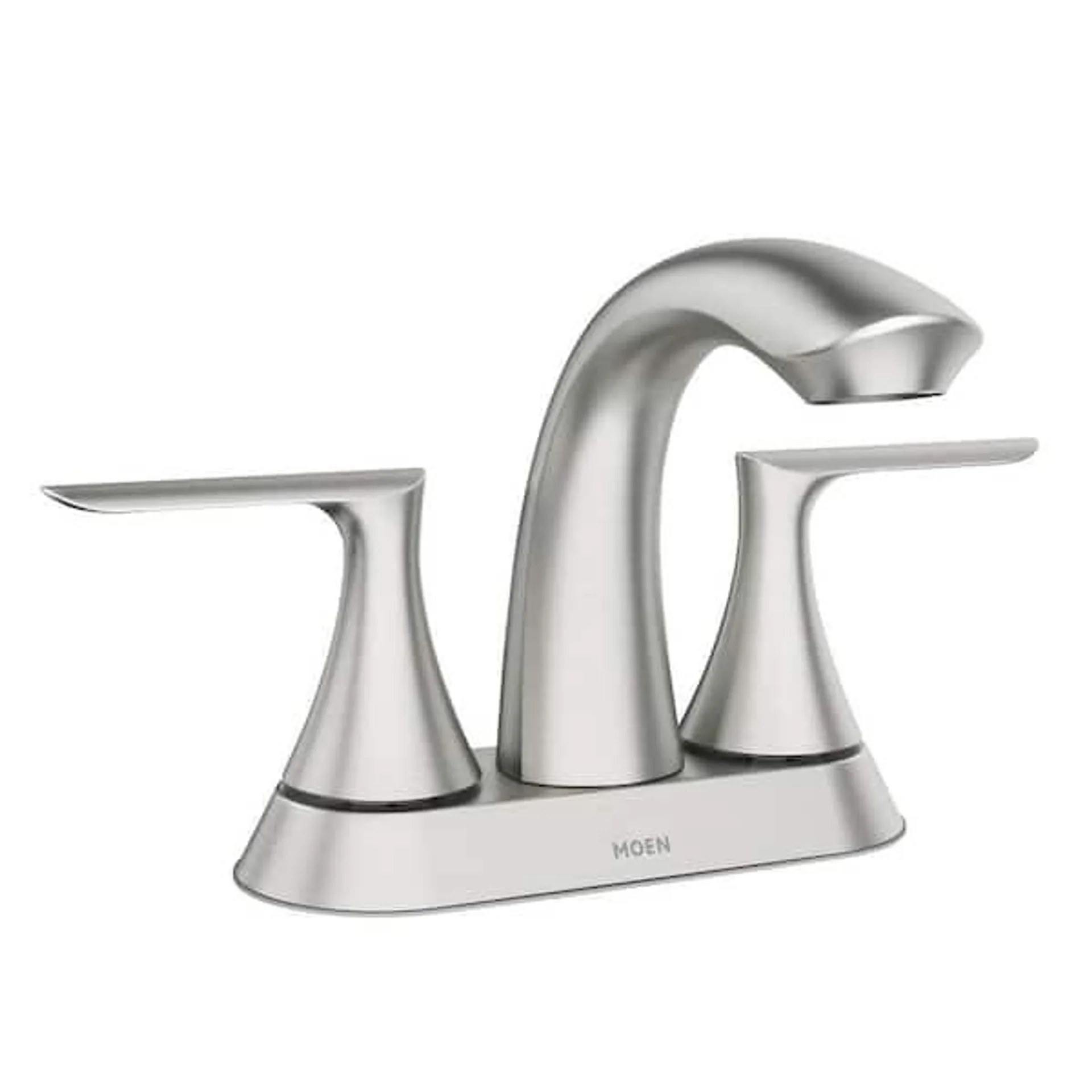 Findlay 4 in. Centerset Double-Handle Bathroom Faucet in Spot Resist Brushed Nickel