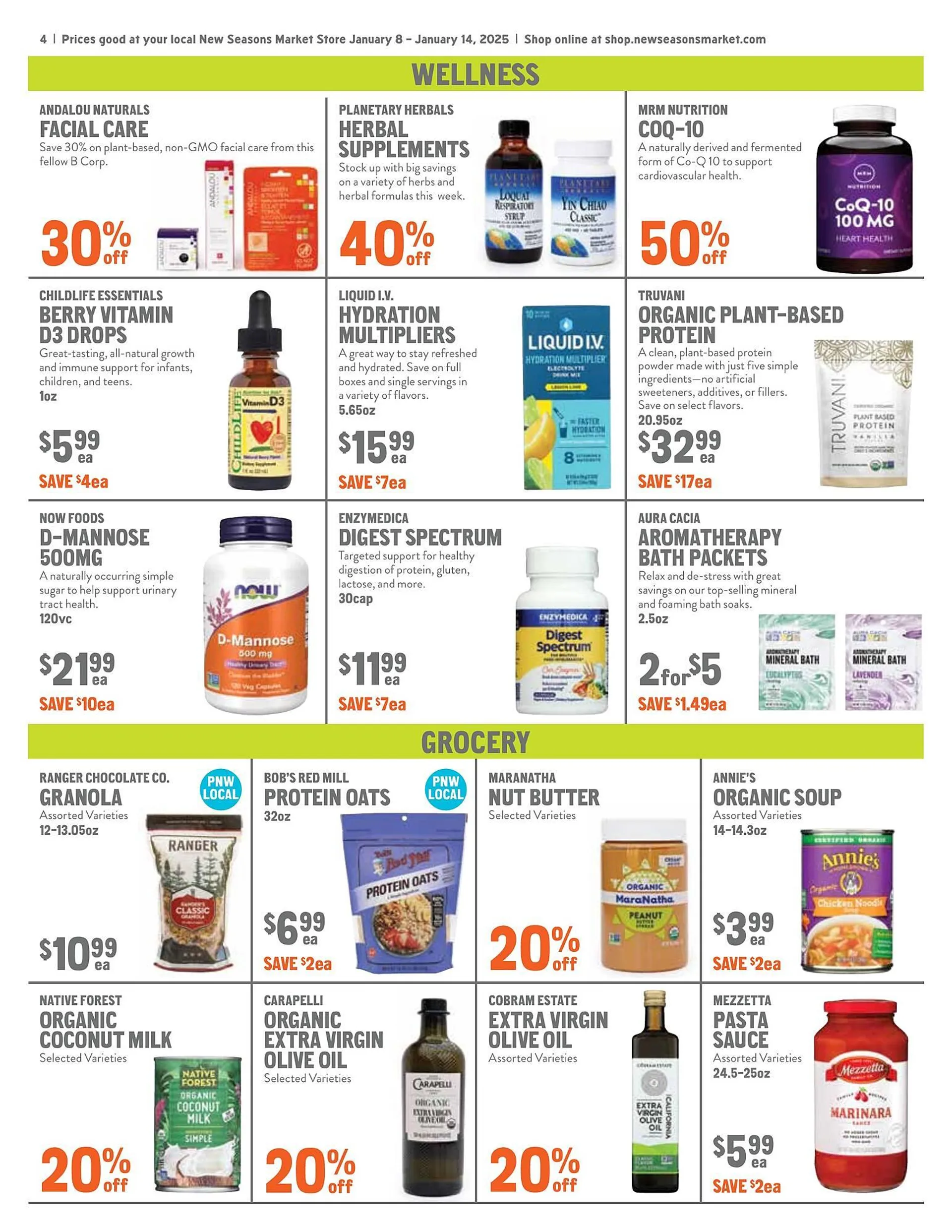 Weekly ad New Seasons Market ad from January 8 to January 14 2025 - Page 4