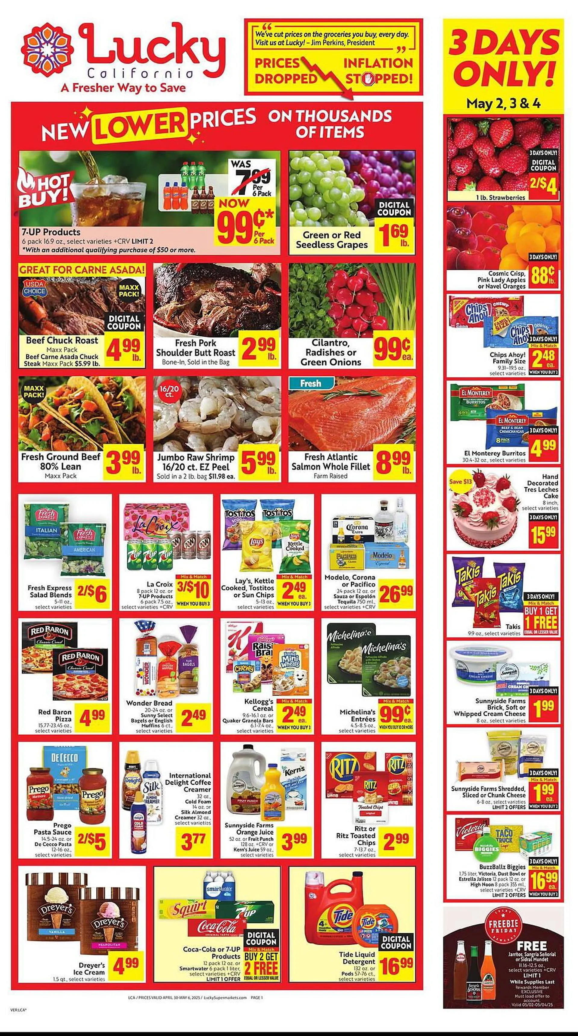 Lucky Supermarkets Weekly Ad - 1
