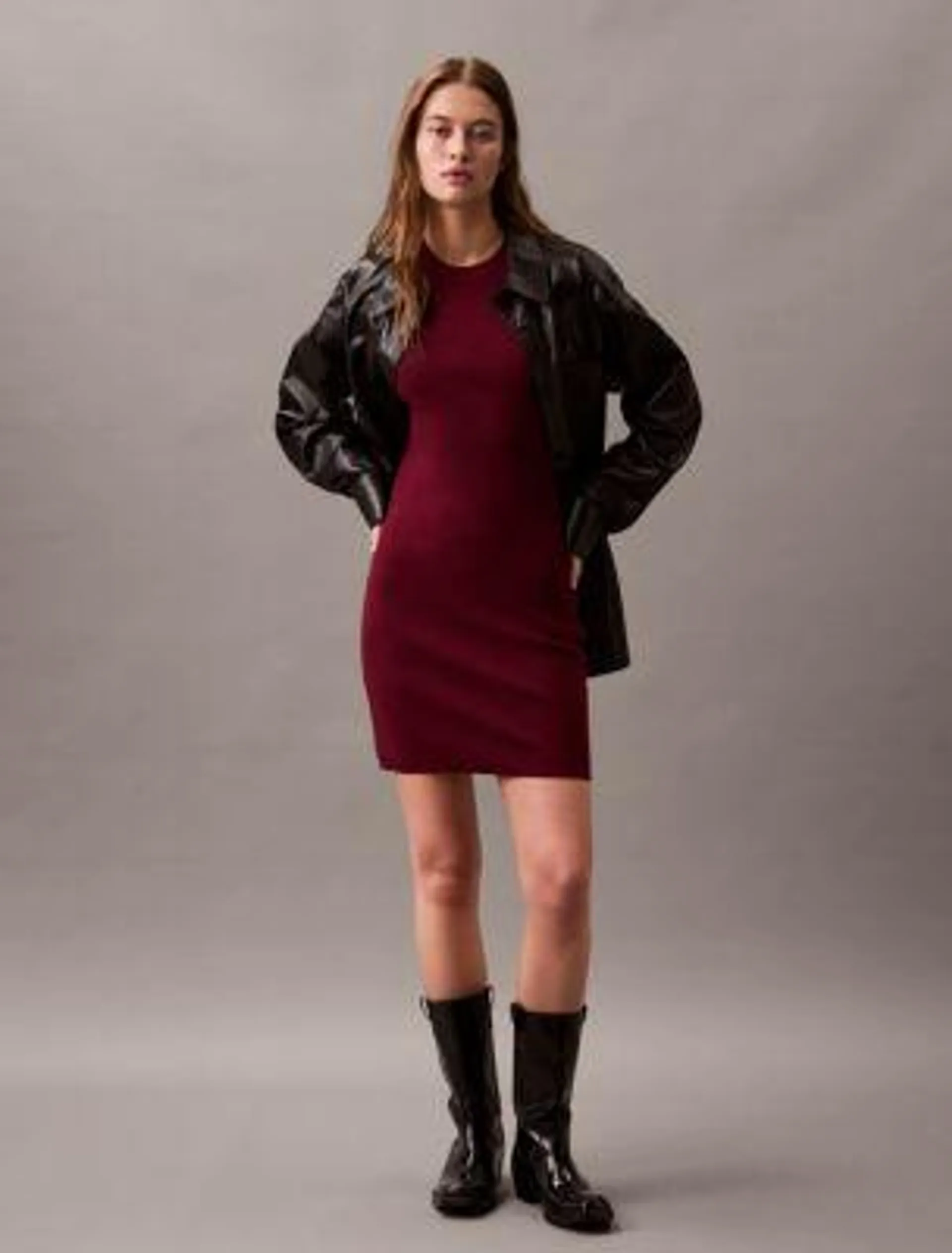 Tech Knit Mini Dress