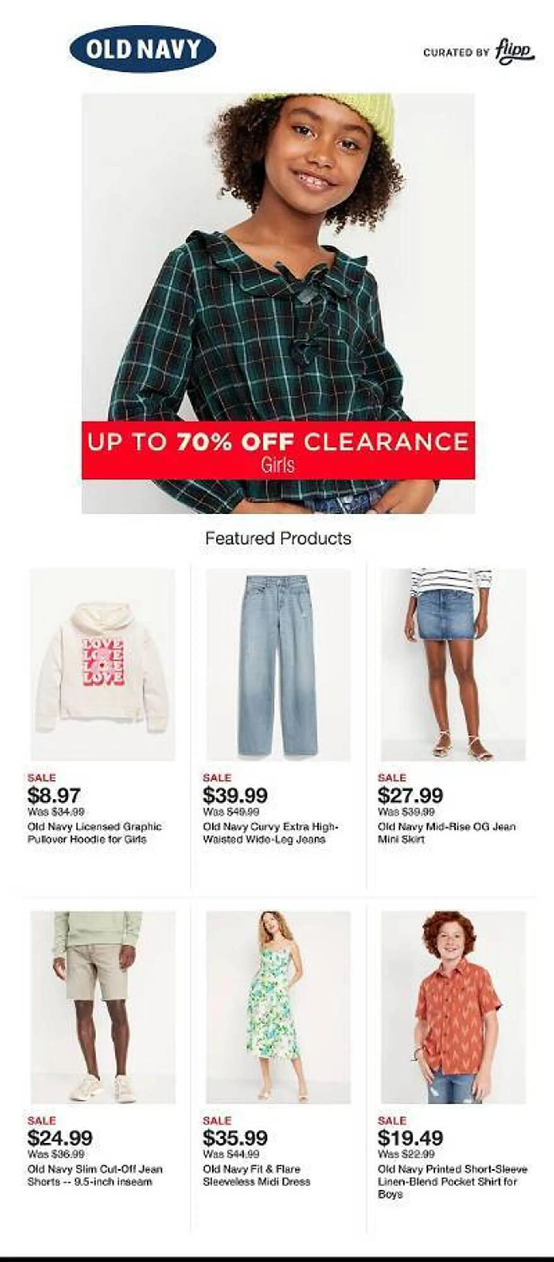 Weekly ad Old Navy Weekly Ad from April 8 to April 14 2024 - Page 1