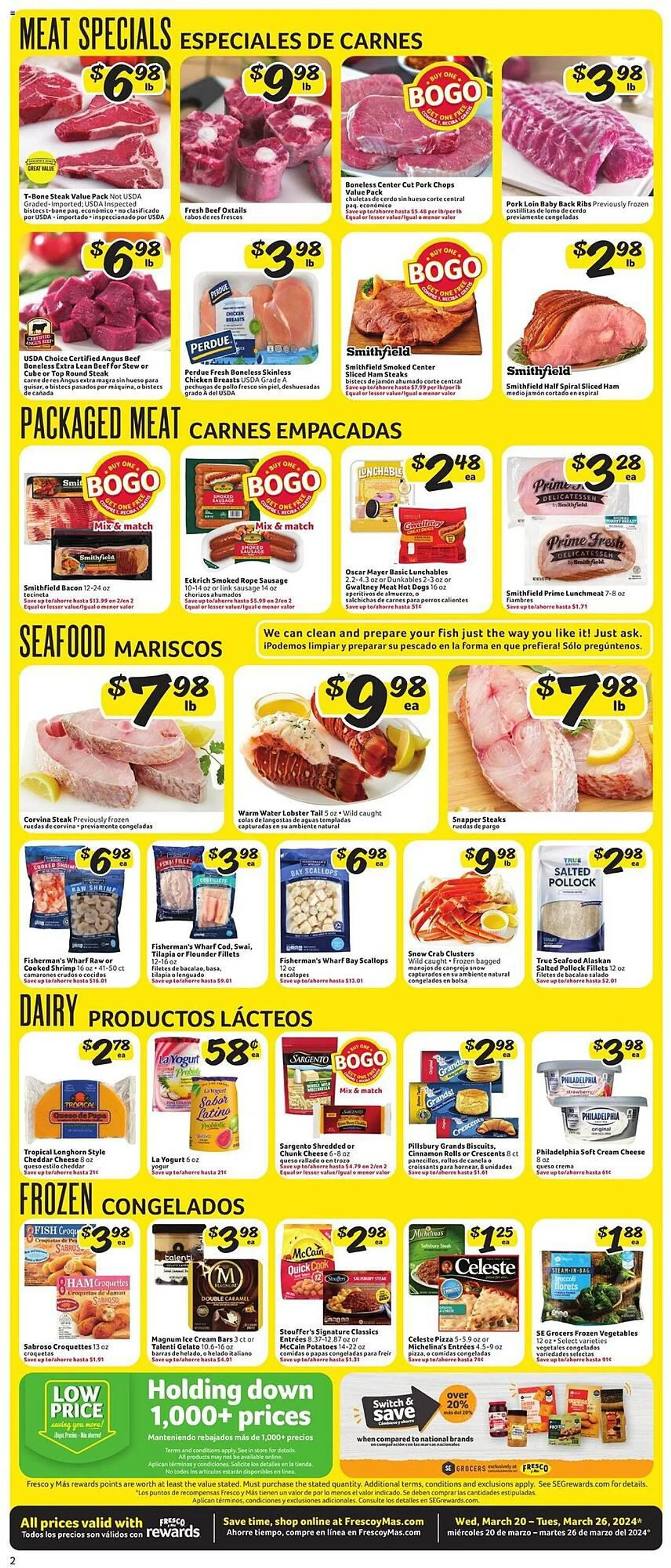 Weekly ad Fresco y Más Weekly Ad from March 20 to March 26 2024 - Page 2