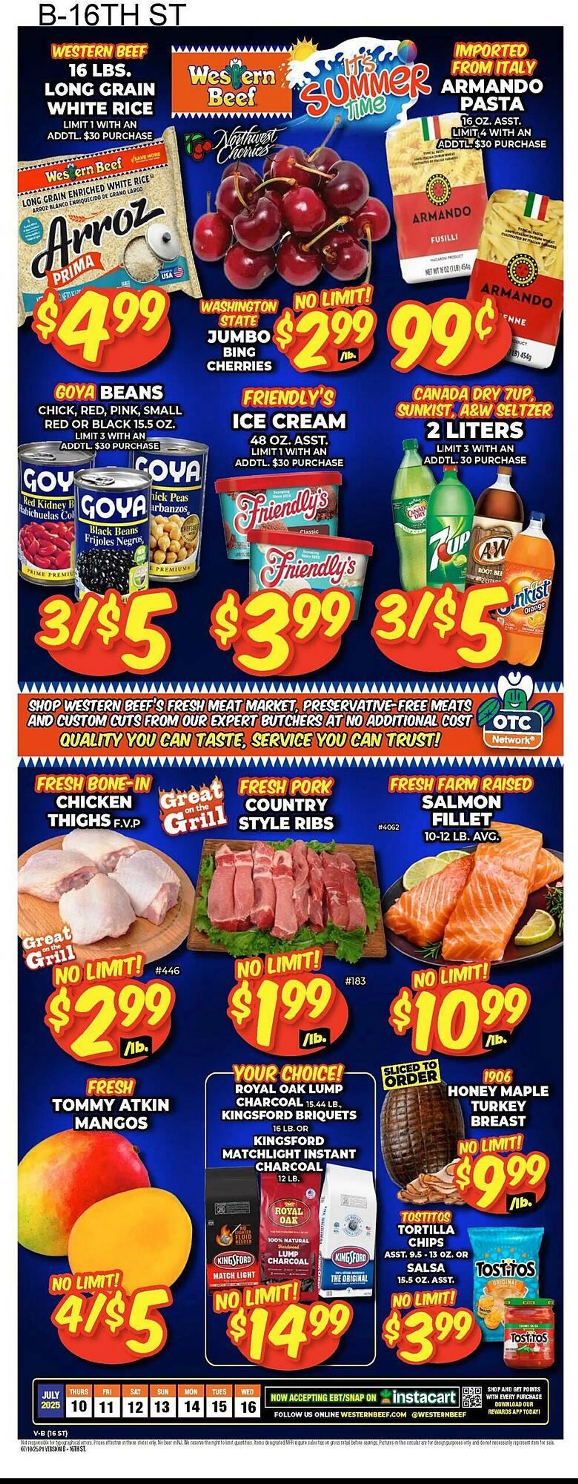 Weekly ad Western Beef Weekly Ad from July 10 to July 16 2025 - Page 1