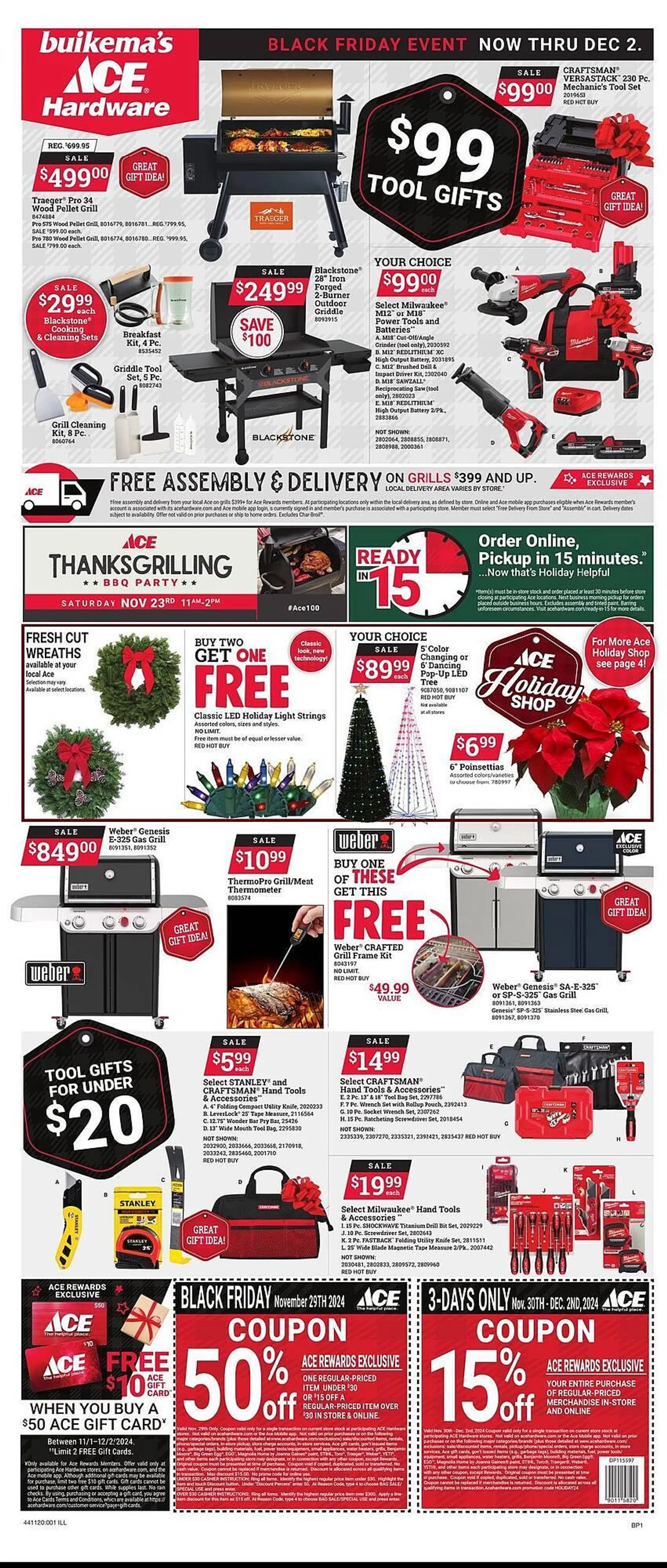 Weekly ad Ace Hardware Weekly Ad from November 5 to December 2 2024 - Page 2