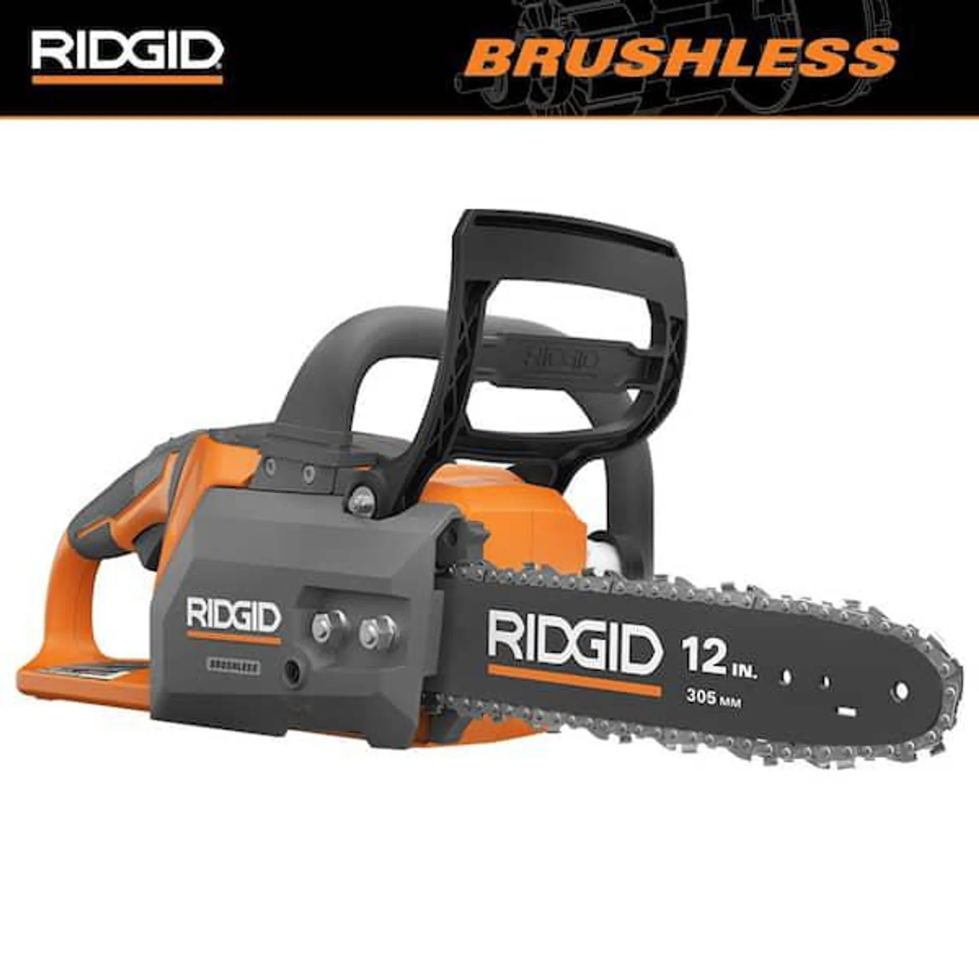 18V Brushless 12 in. Electric Battery Chainsaw (Tool Only)