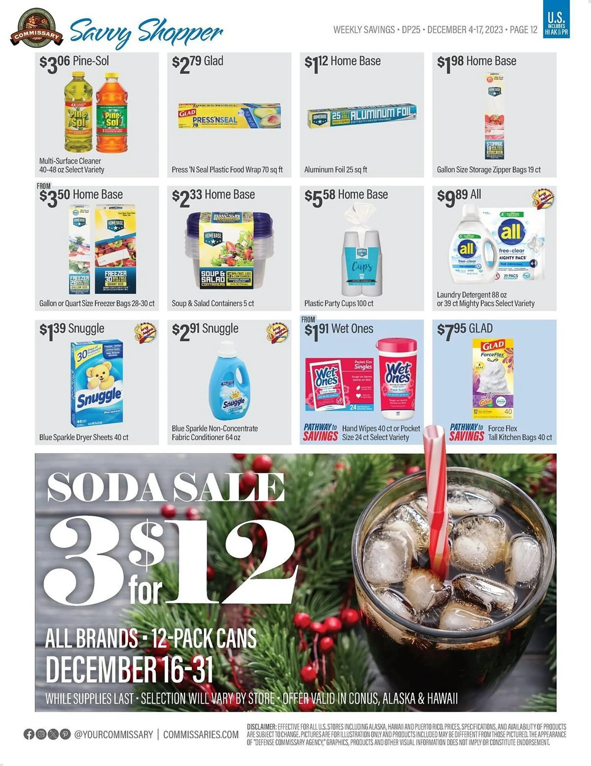 Weekly ad Commissary Weekly Ad from December 4 to December 17 2023 - Page 12