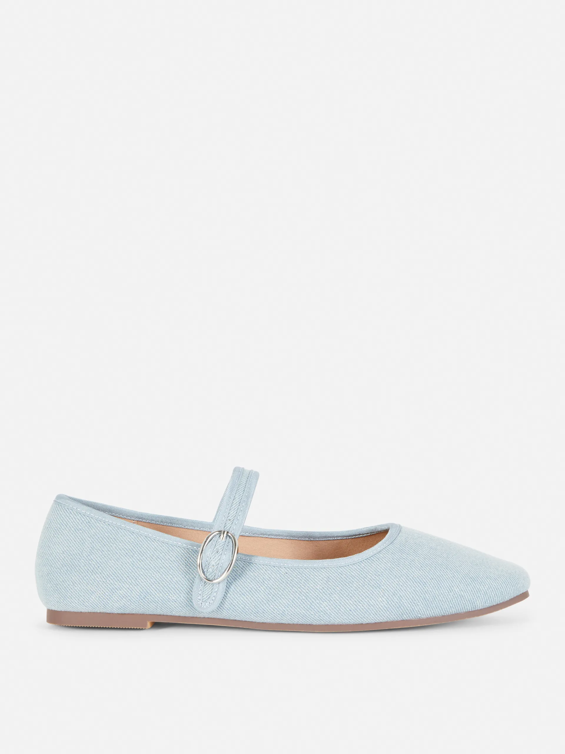 Mary Jane Ballerinas aus Denim