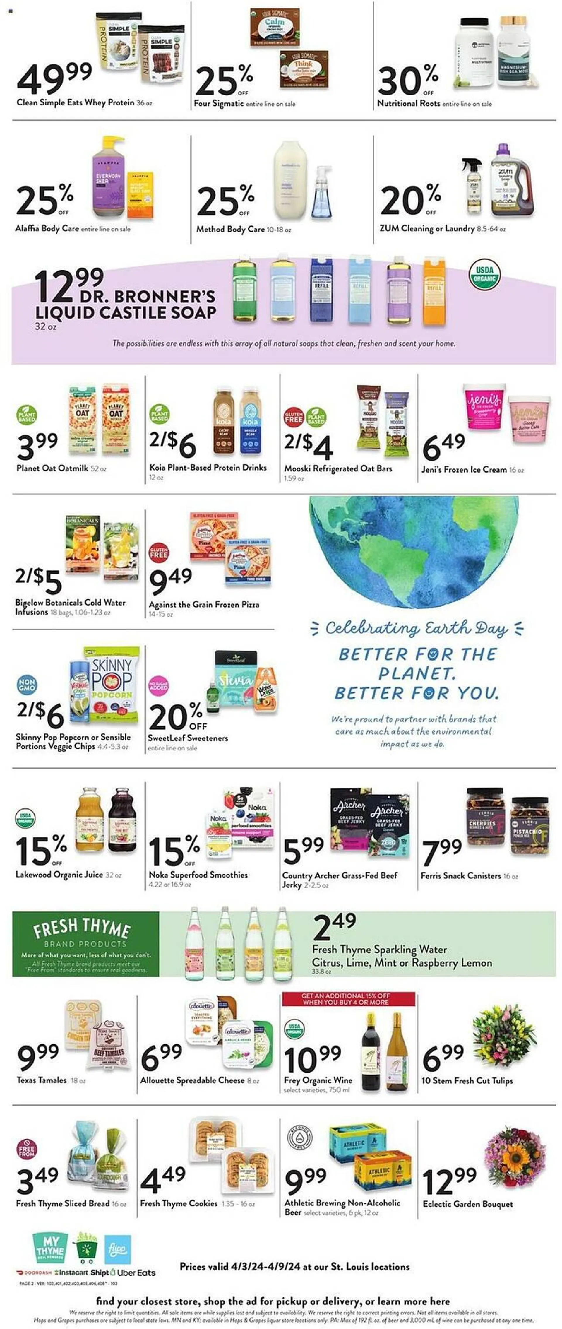 Weekly ad Fresh Thyme Weekly Ad from April 3 to April 9 2024 - Page 2