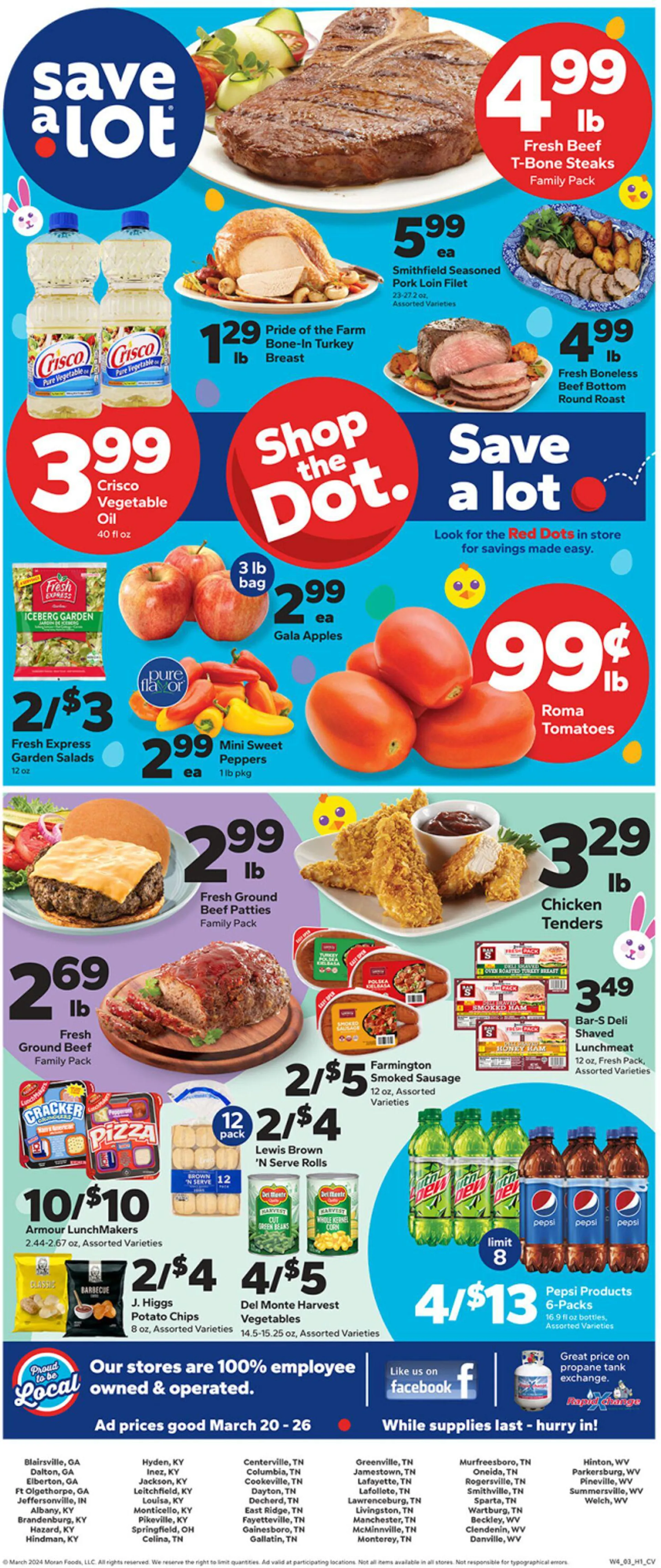 Weekly ad Save a Lot - Dalton Current weekly ad from March 20 to March 26 2024 - Page 1