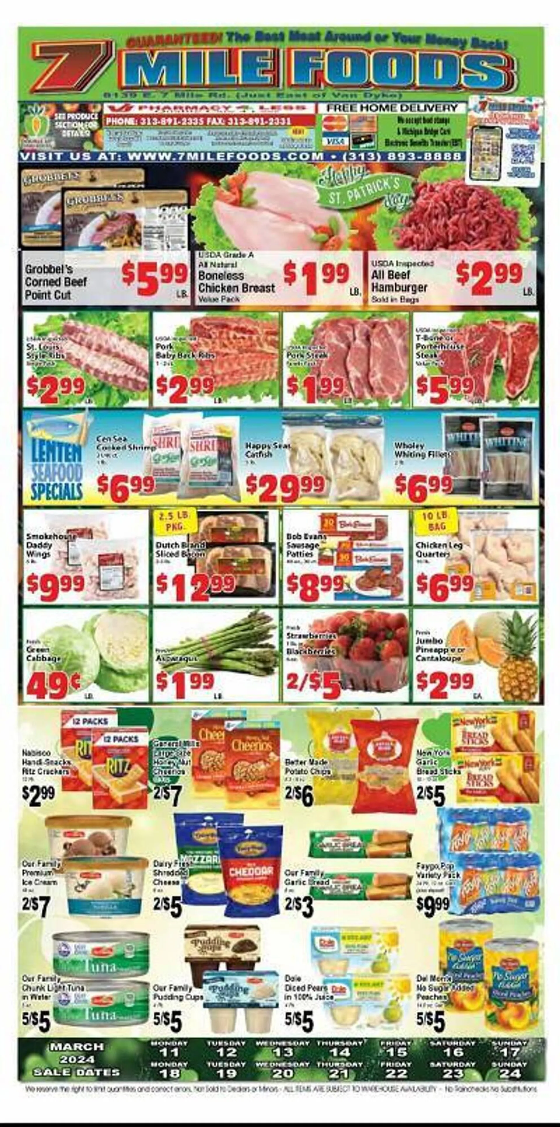 Weekly ad 7 Mile Foods Weekly Ad from March 11 to March 24 2024 - Page 1