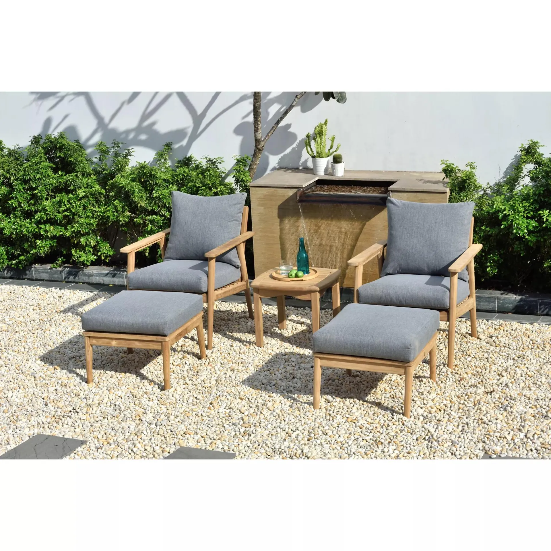 Amazonia Eva 5-Pc. Teak Patio Seating Set