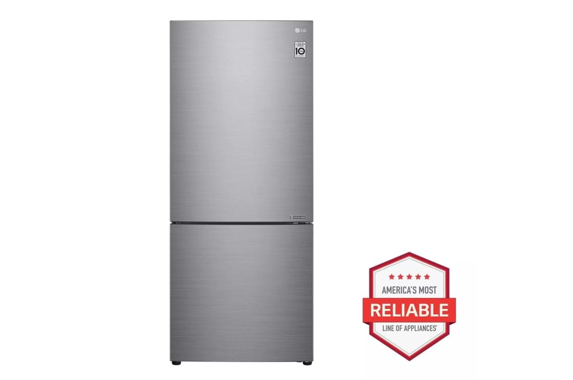 28-inch Wide Bottom Freezer Refrigerator - 15 cu. ft. - LBNC15231V