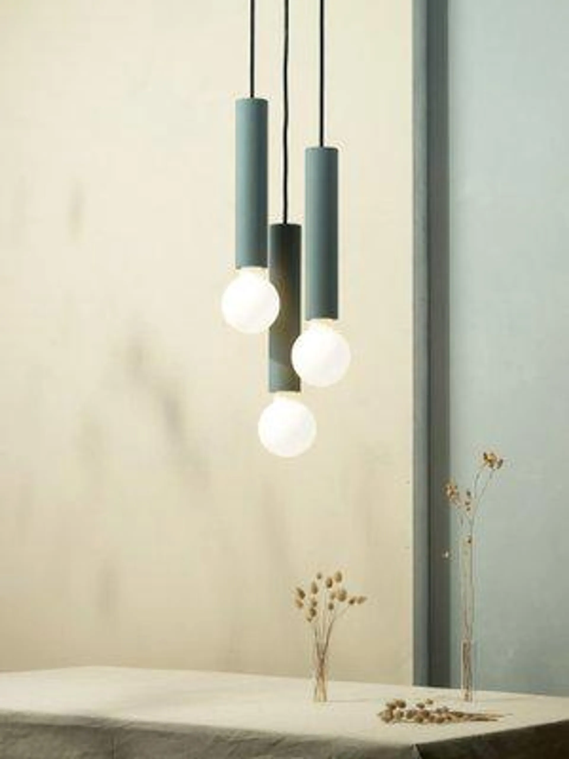 Ila Maxi Trio Pendant Lamp in Brown by Plato Design