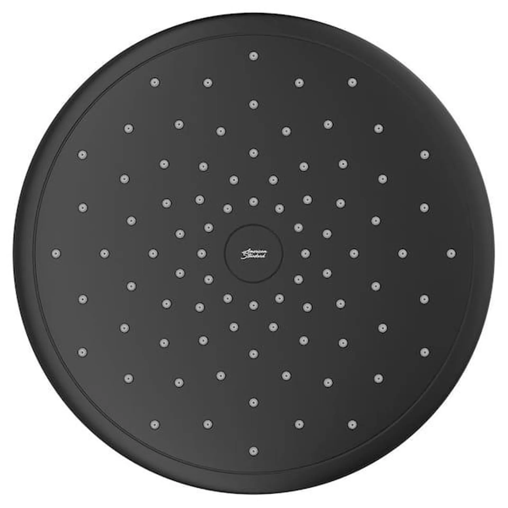 Spectra 1-Spray Patterns with 1.8 GPM 11 in. Wall Mount Fixed Shower Head in Matte Black