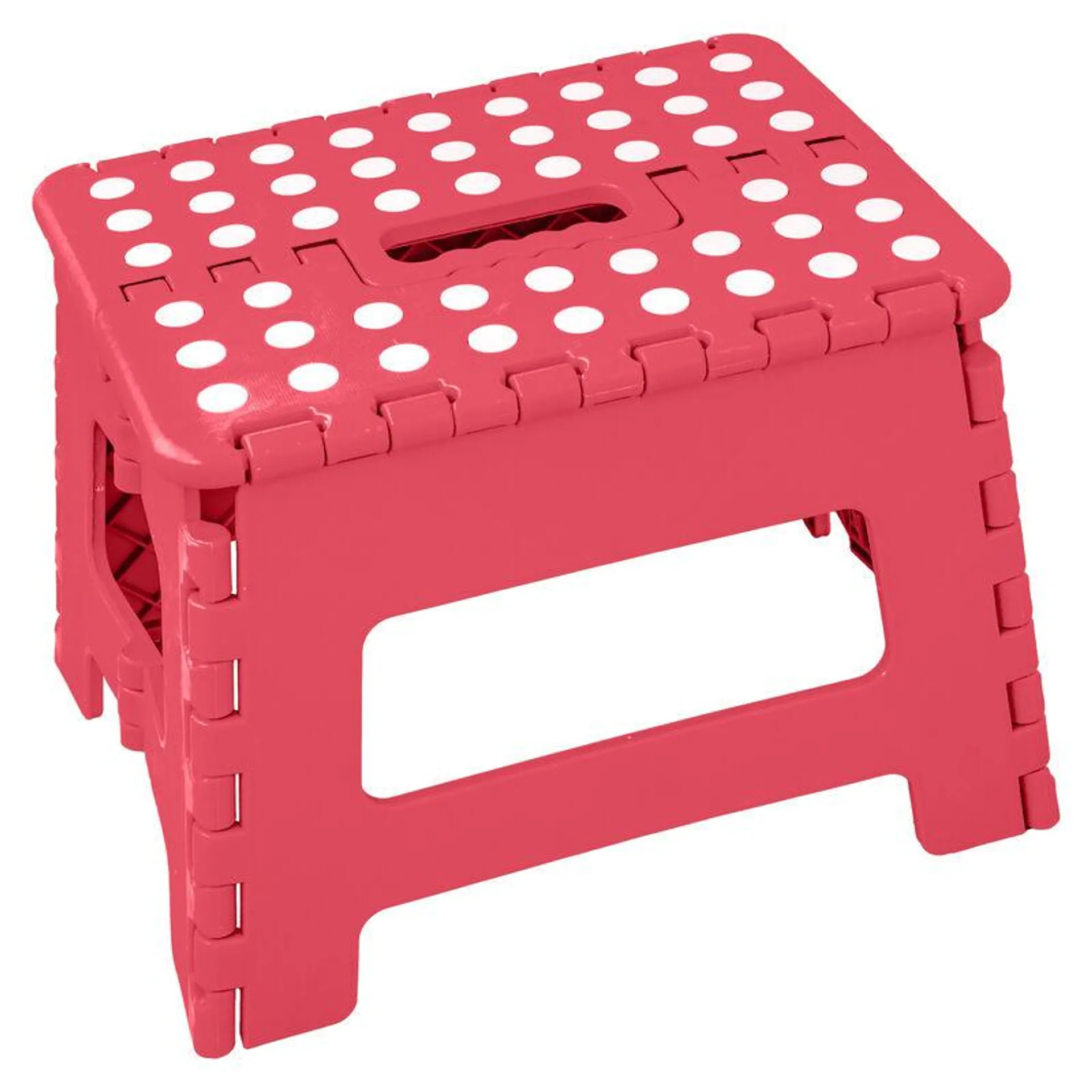 9 inch Foldable Space Saving Step Stool in Red