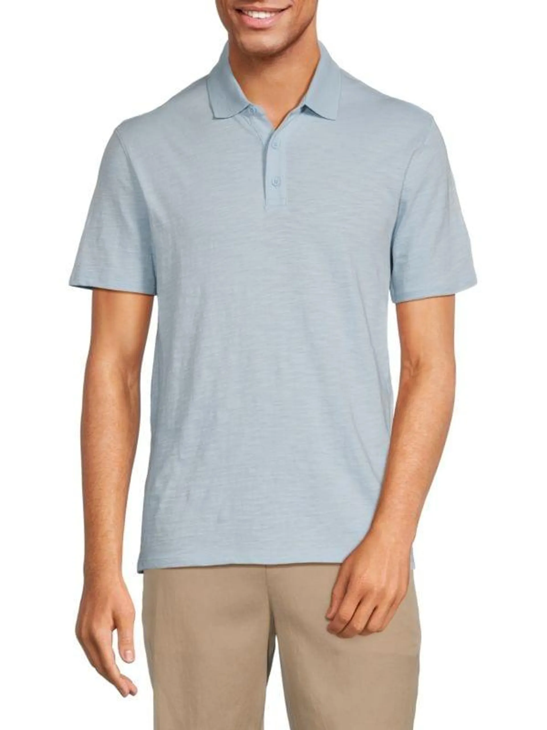 Solid Short Sleeve Polo